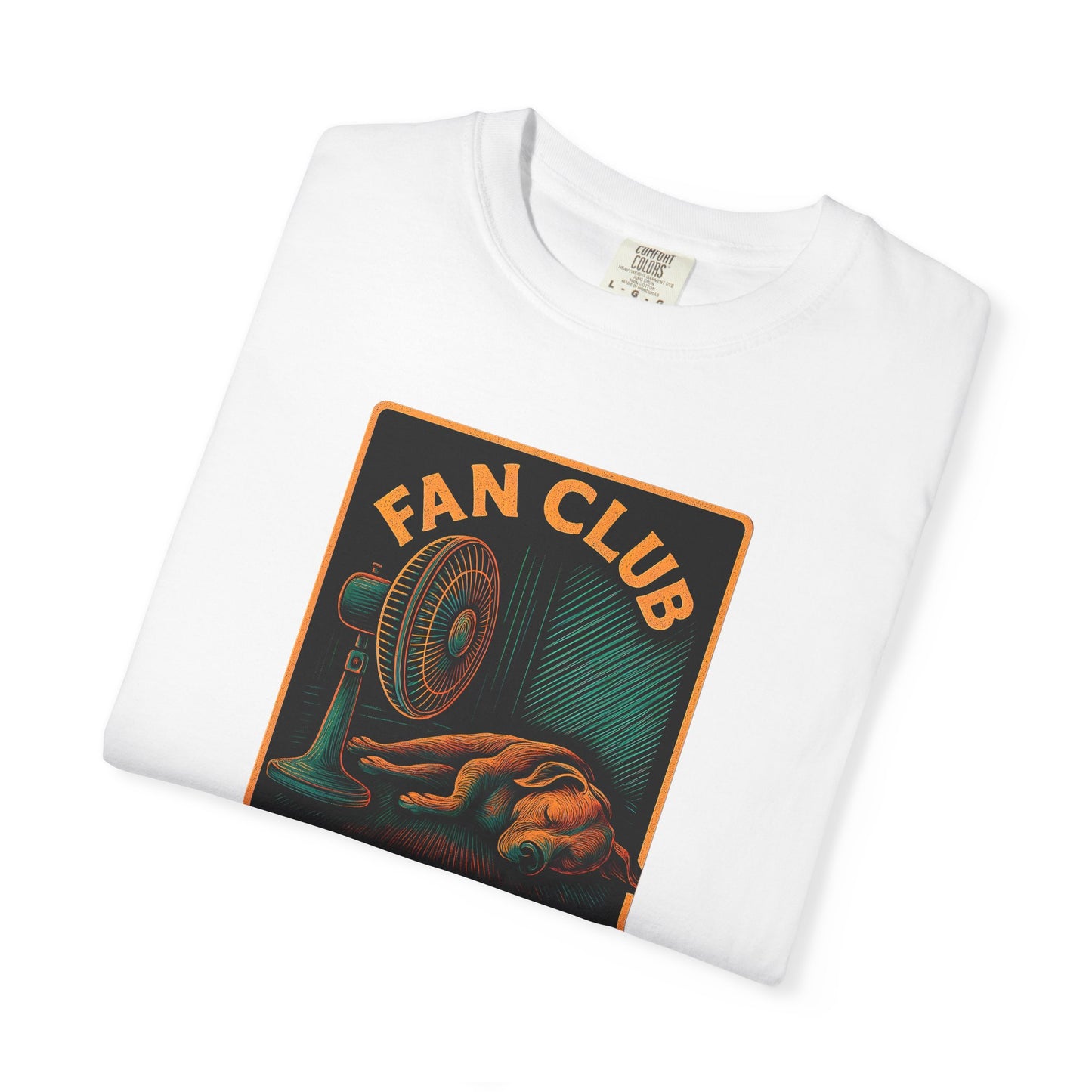 Fan Club President Unisex T-shirt, Garment-Dyed Tee, Unique Gift, Club Member Apparel, Casual Wear, Fan Merchandise