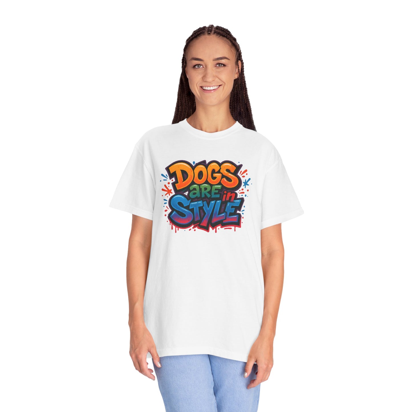 Stylish Dog Lovers T-Shirt - "Dogs are in STYLE"