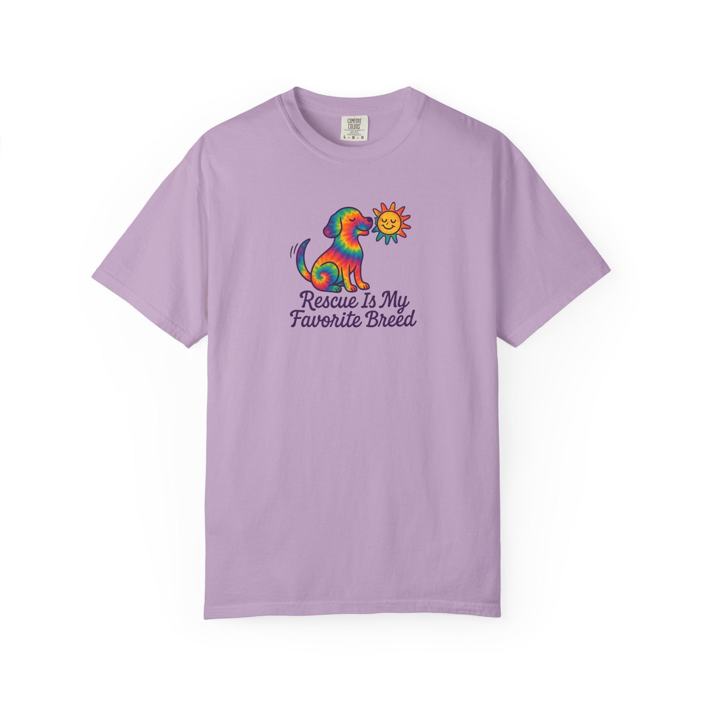 Rescue Dog Lover T-shirt, Unisex Garment-Dyed T-shirt, Animal Rescue Tee, Pet Adoption Shirt, Cute Dog T-shirt, Gift for Dog Lovers