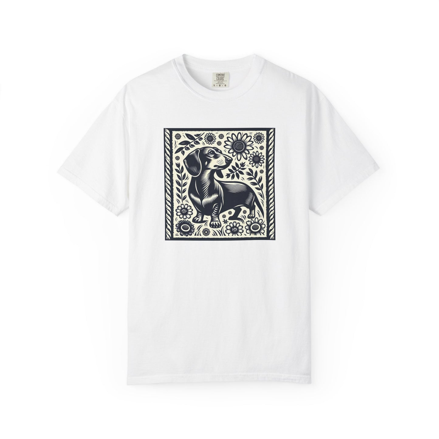 Dachshund Floral Unisex T-Shirt - Perfect for Dog Lovers