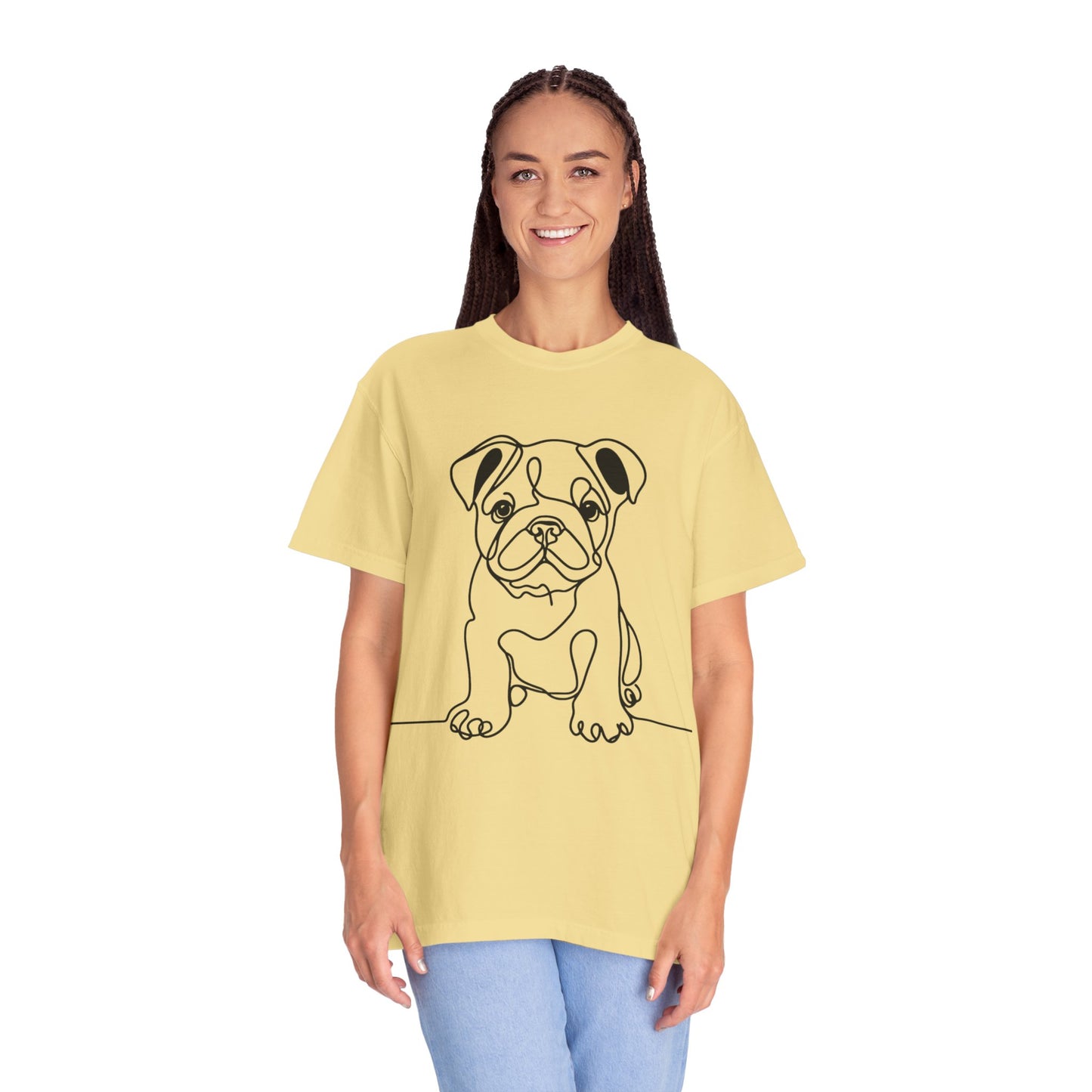 Adorable Bulldog Graphic Unisex T-Shirt
