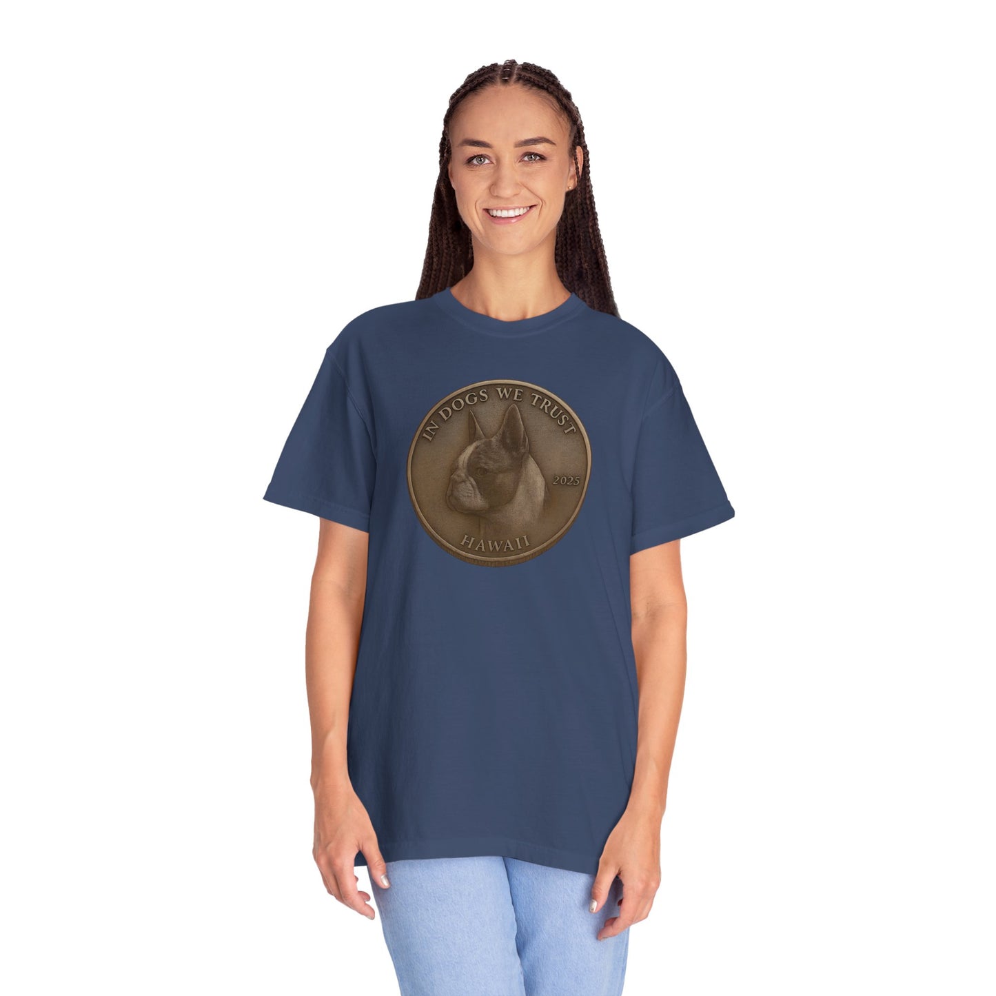 Hawaii State Coin T-Shirt Collection - Proud Dog Breed Illustrations