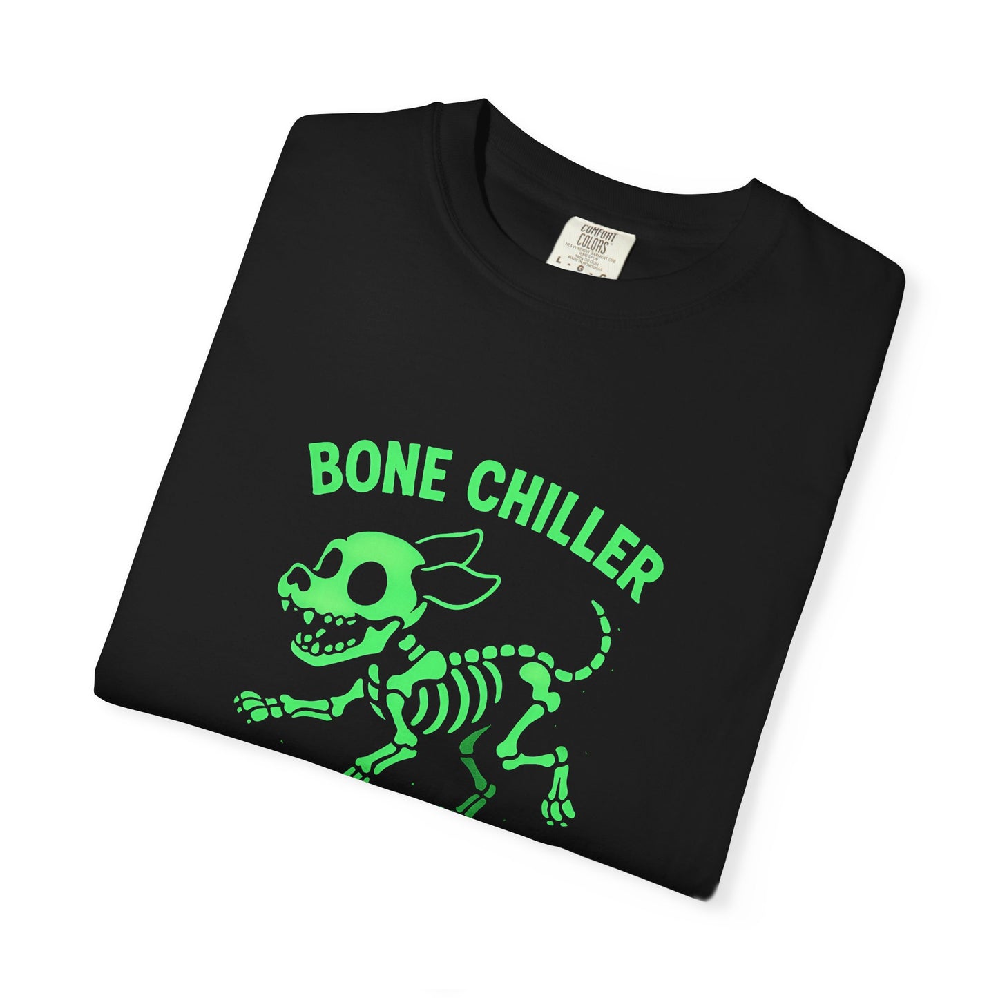Bone Chiller Graphic Tee, Unisex T-Shirt, Halloween Shirt, Dog Lover Gift, Spooky Season Apparel