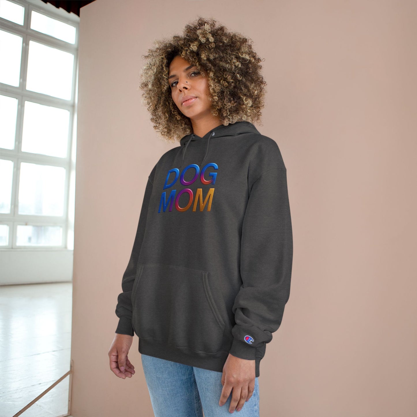 Dog Mom Hooded Sweatshirt, Pet Lover Gift, Cozy Apparel for Animal Lovers, Perfect for Birthdays, Dog Adoption Days, or Everyday Wear