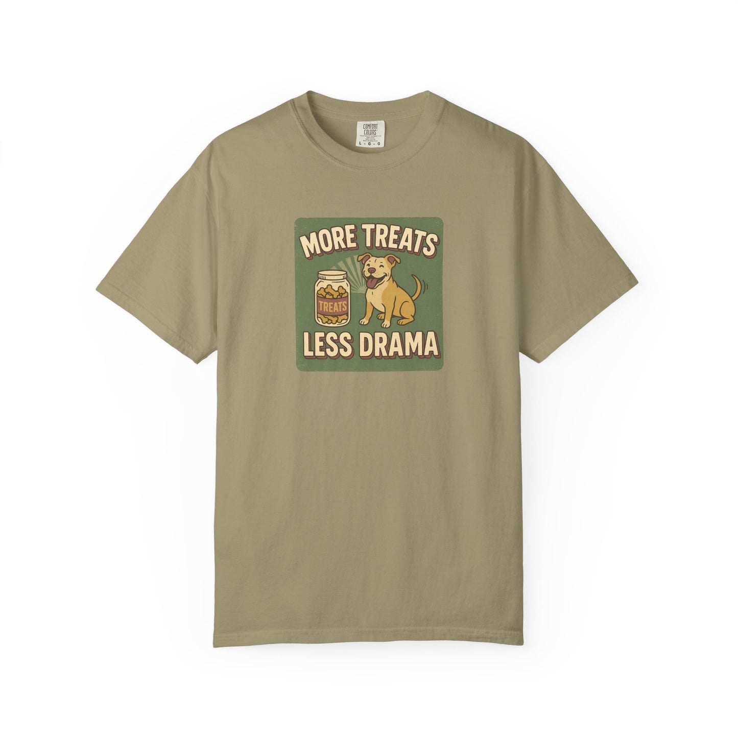 More Treats, Less Drama - Perfect Gift for Dog Lovers, Casual Wear, Animal Lovers, Funny shirts, Pet Treats