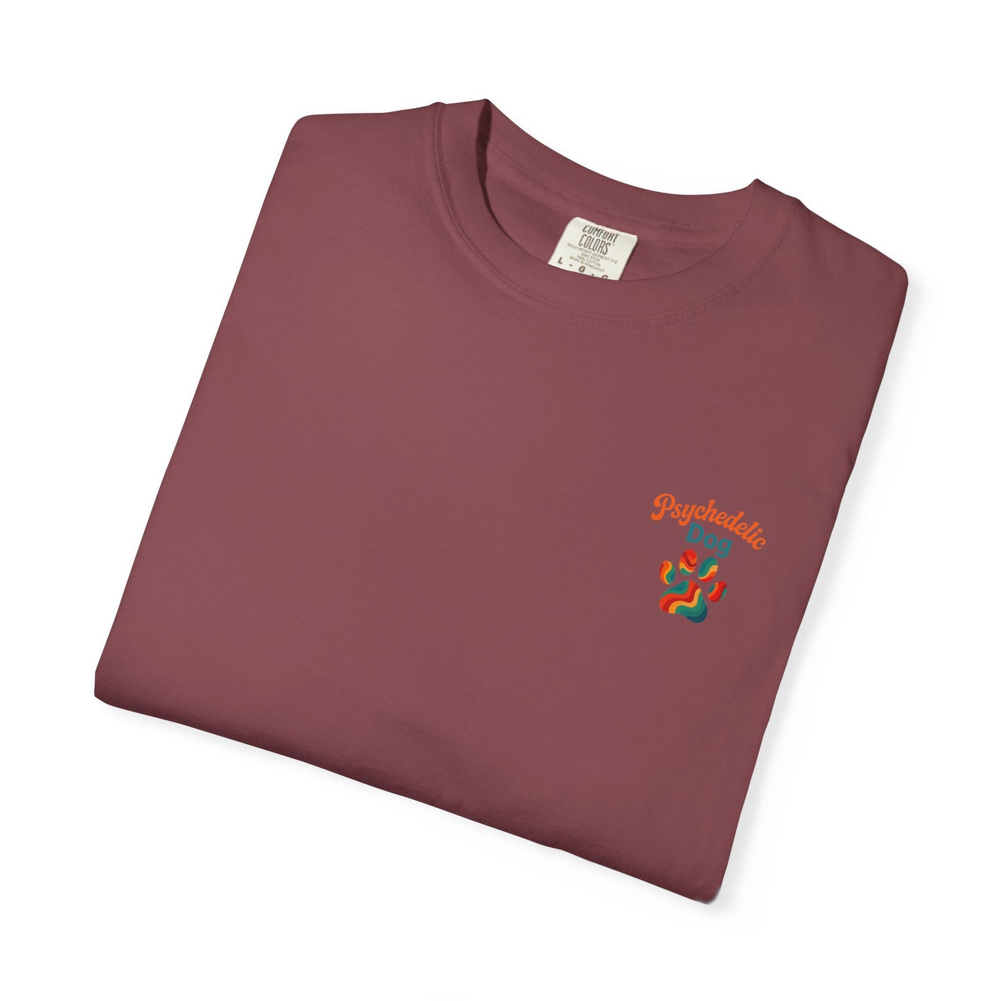 Psychedelic Dog T-Shirt - Jimi Hendrix Fun Humorous Design for Men and Women