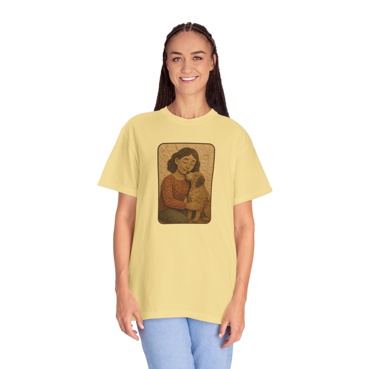 Dog Mom T-shirt - Unisex Garment-Dyed Tee for Pet Lovers