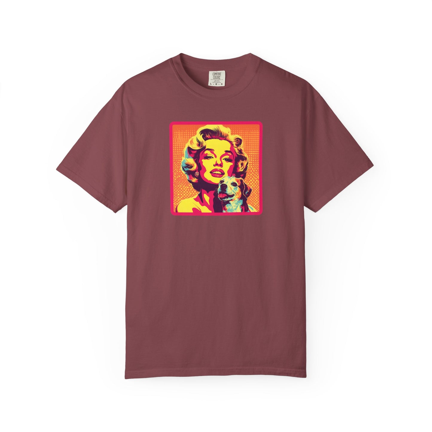 Vintage Dog Mom T-shirt - Unisex Garment-Dyed Tee for Dog Lovers