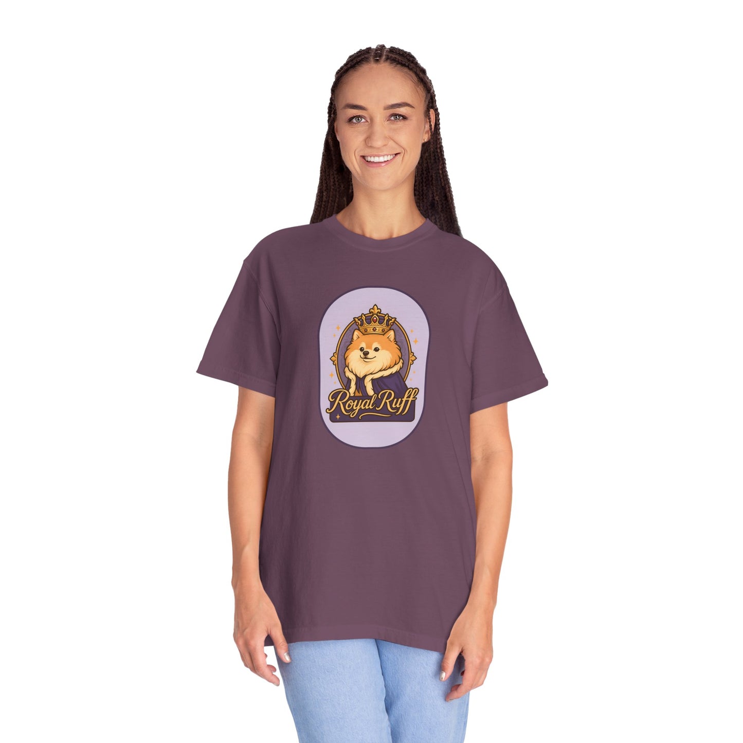 Dog Lover's Royal Ruff T-Shirt - Unisex Funny Pet Tee, Gift for Dog Parents, Cute Animal Shirt, Pet Memorial, Birthday Gift