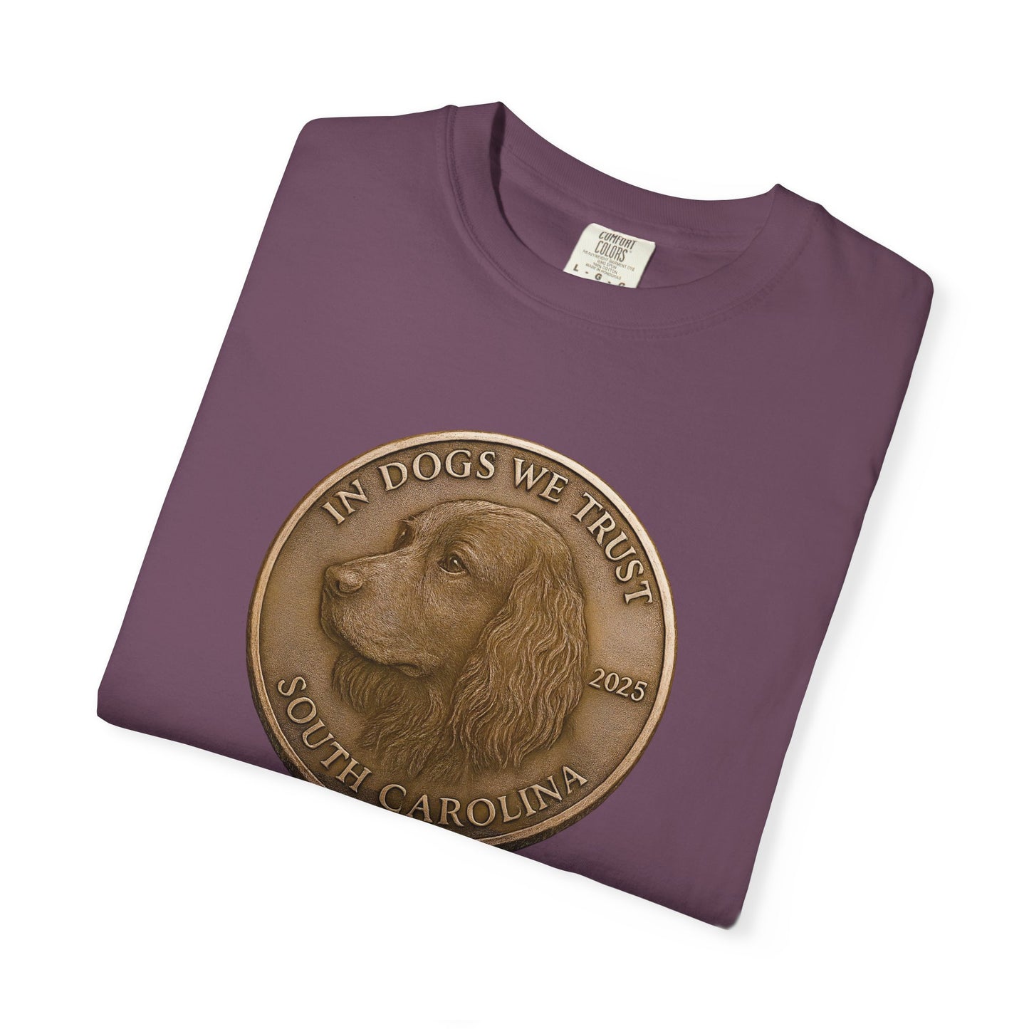 South Carolina State Coin T-Shirt Collection - Proud Dog Breed Illustrations