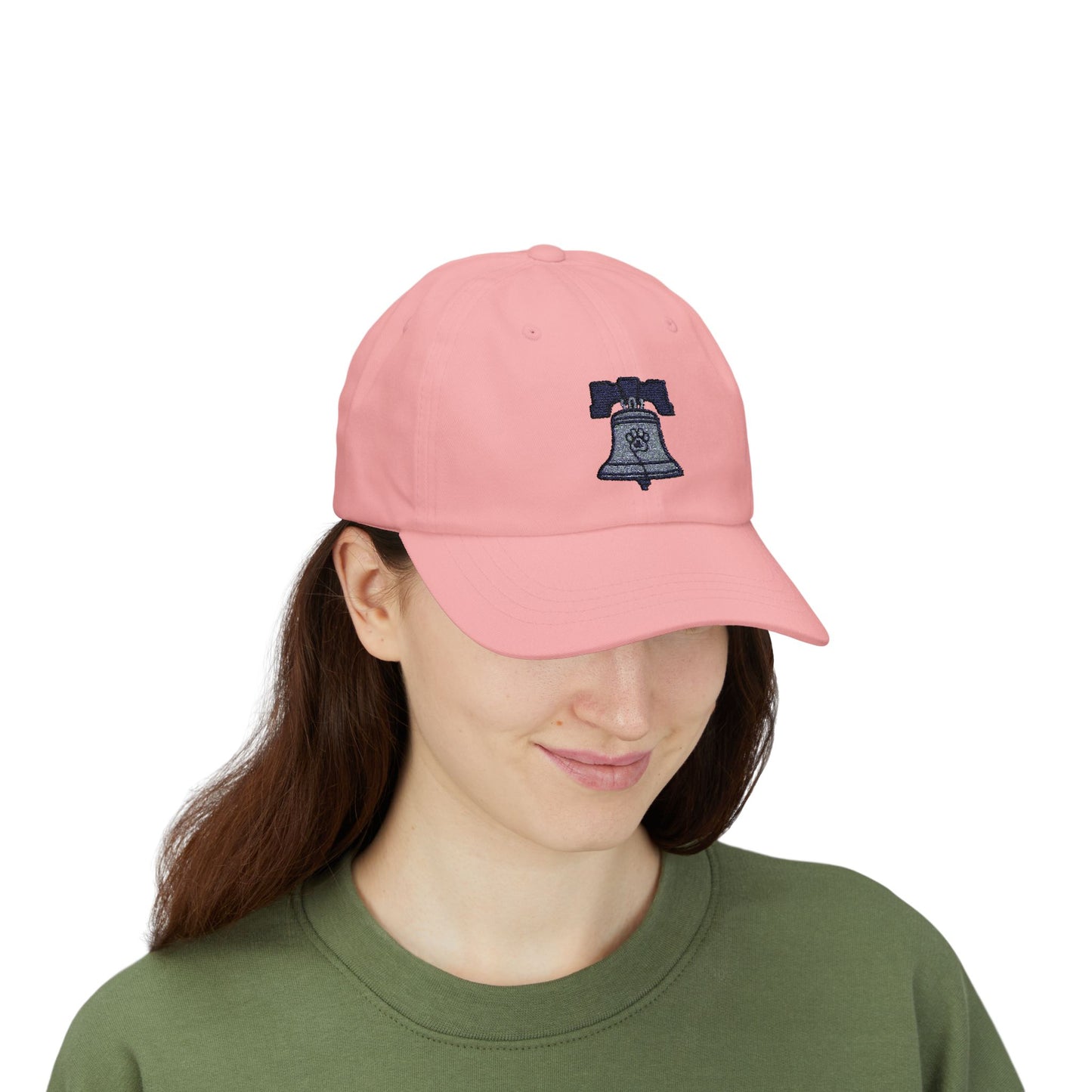 Classic Dad Cap with Liberty Bell Design, Adjustable Cotton Cap, Perfect Gift for Father's Day, Casual Wear, Everyday Accessory