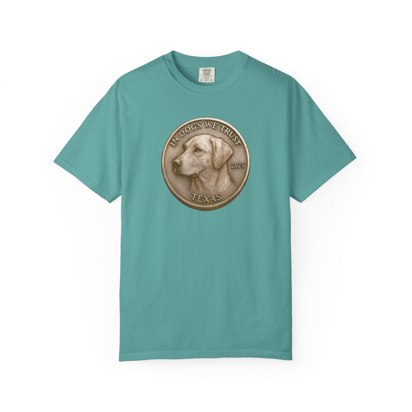 Texas State Coin T-Shirt Collection - Proud Dog Breed Illustrations