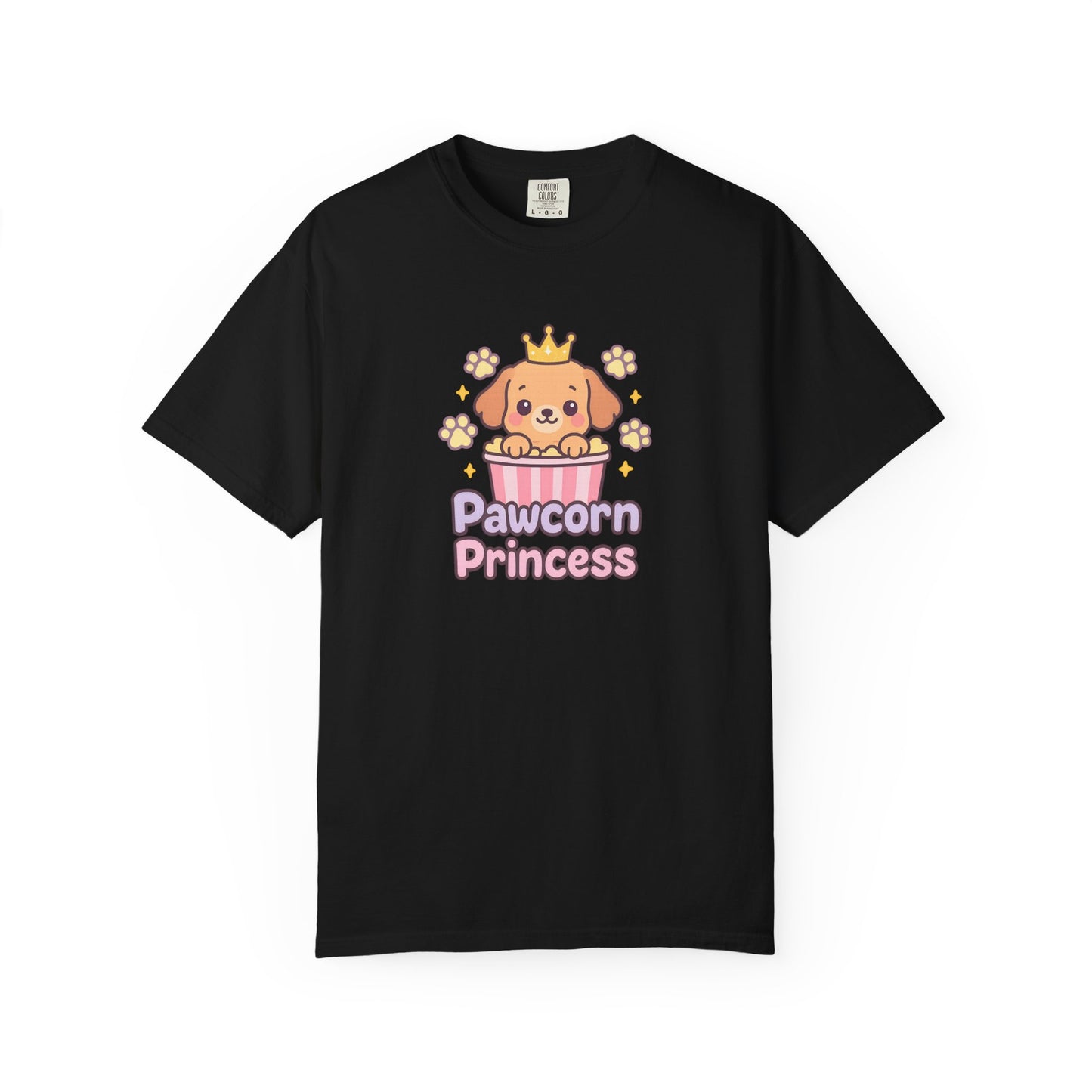 Pawprint Princess T-Shirt, Cute Dog Lover Tee, Funny Pet Shirt, Gift for Dog Moms, Animal Lover Clothing