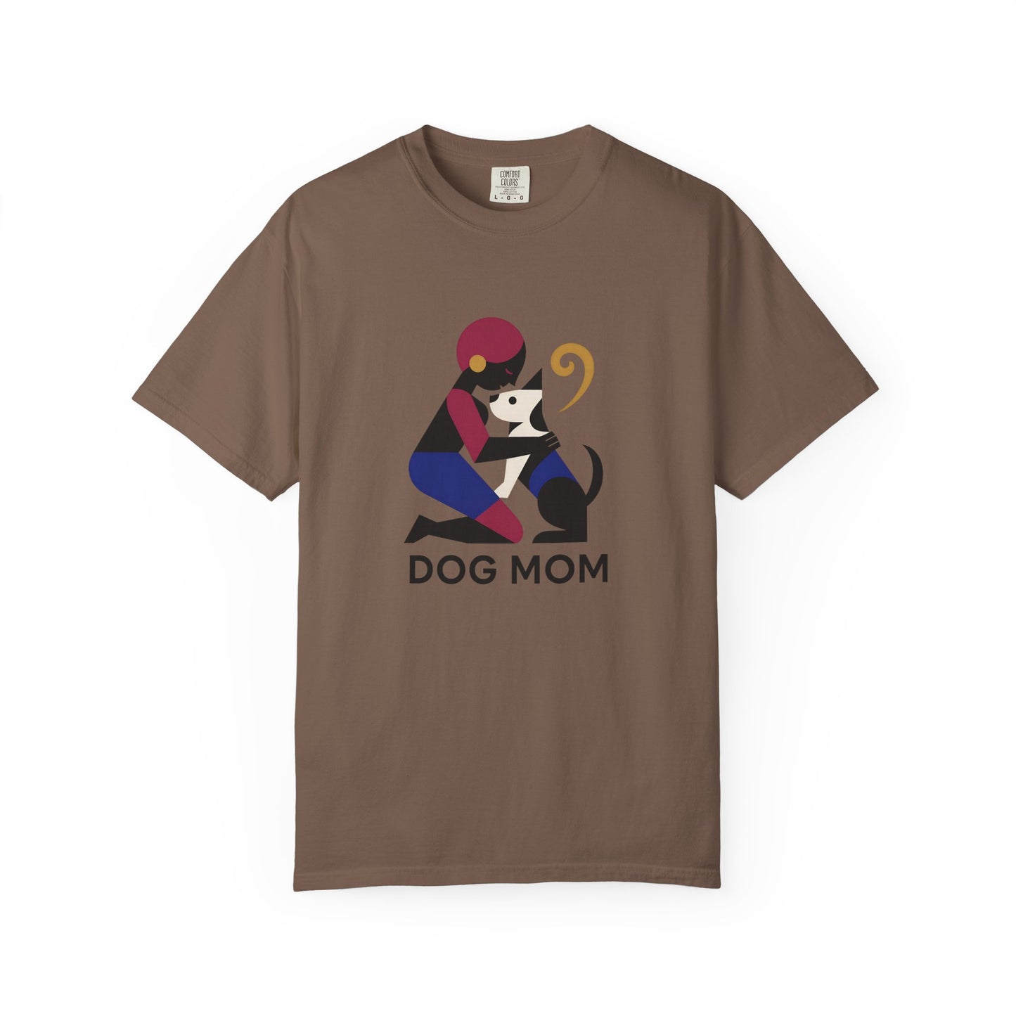 Dog Mom Unisex Garment-Dyed T-Shirt – Perfect Gift for Pet Lovers