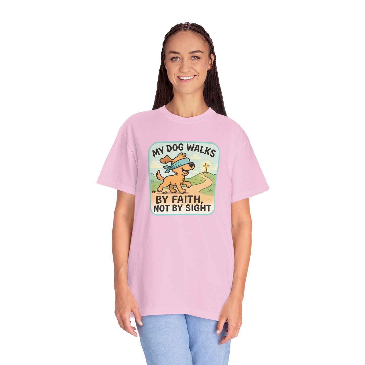 Faith-Inspired Dog Lover T-Shirt, Pet Owner Gifts, Cute Dog Apparel, Faith and Pets Merchandise, Casual Summer Wear