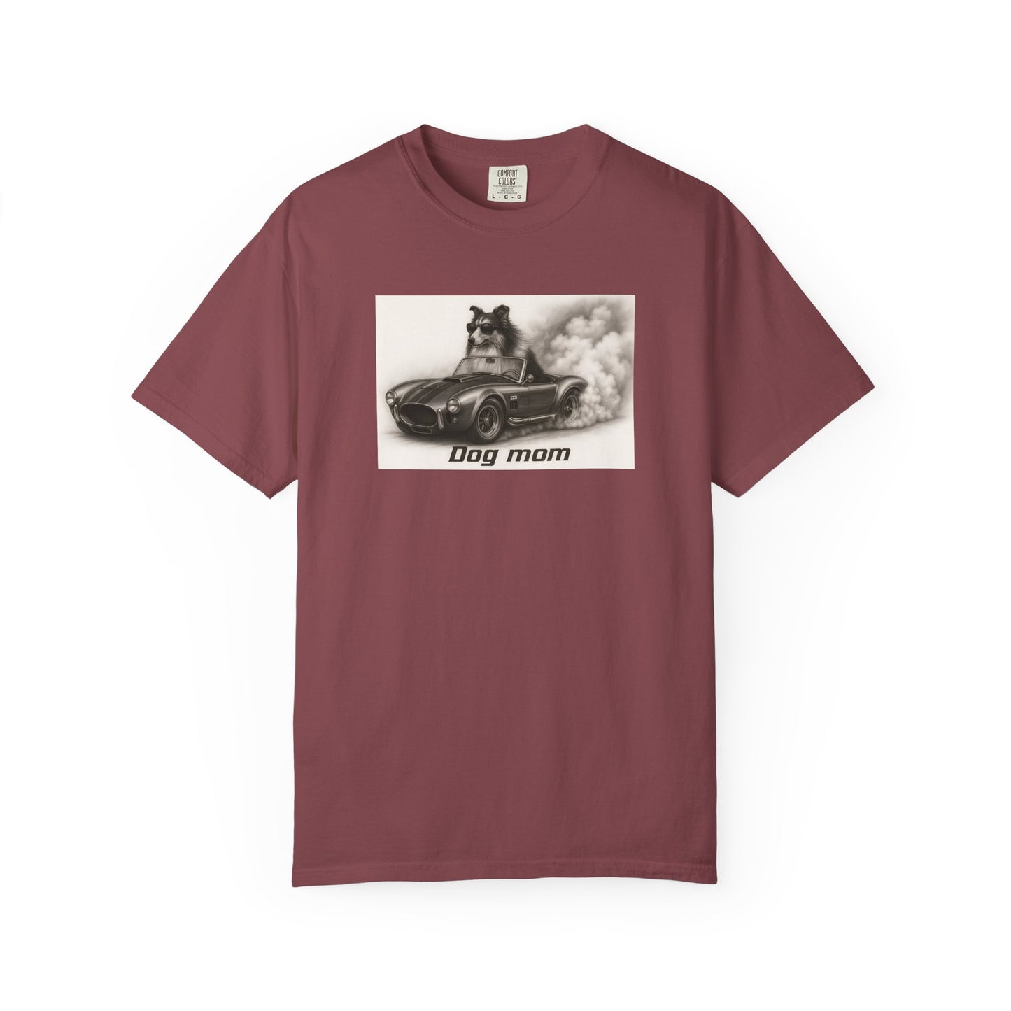 Dog Mom - Collie - “Cool Dogs in Cool Cars” T-Shirt Collection! 🐶🚗