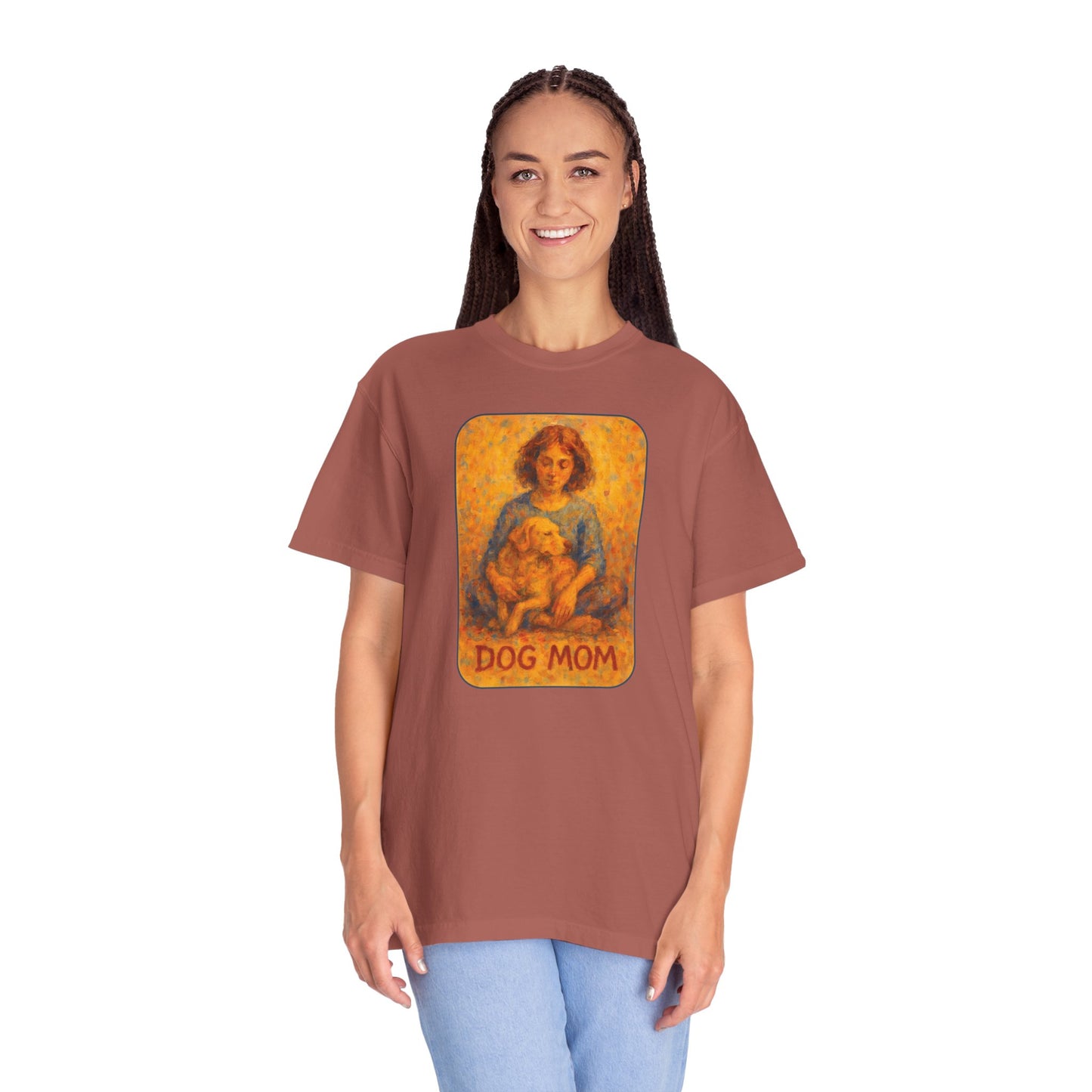 Dog Mom Vintage Style Unisex T-Shirt, Cute Dog Lover Gift, Pet Parent Tee, Casual Wear, Great for Birthdays, Dog Appreciation Day
