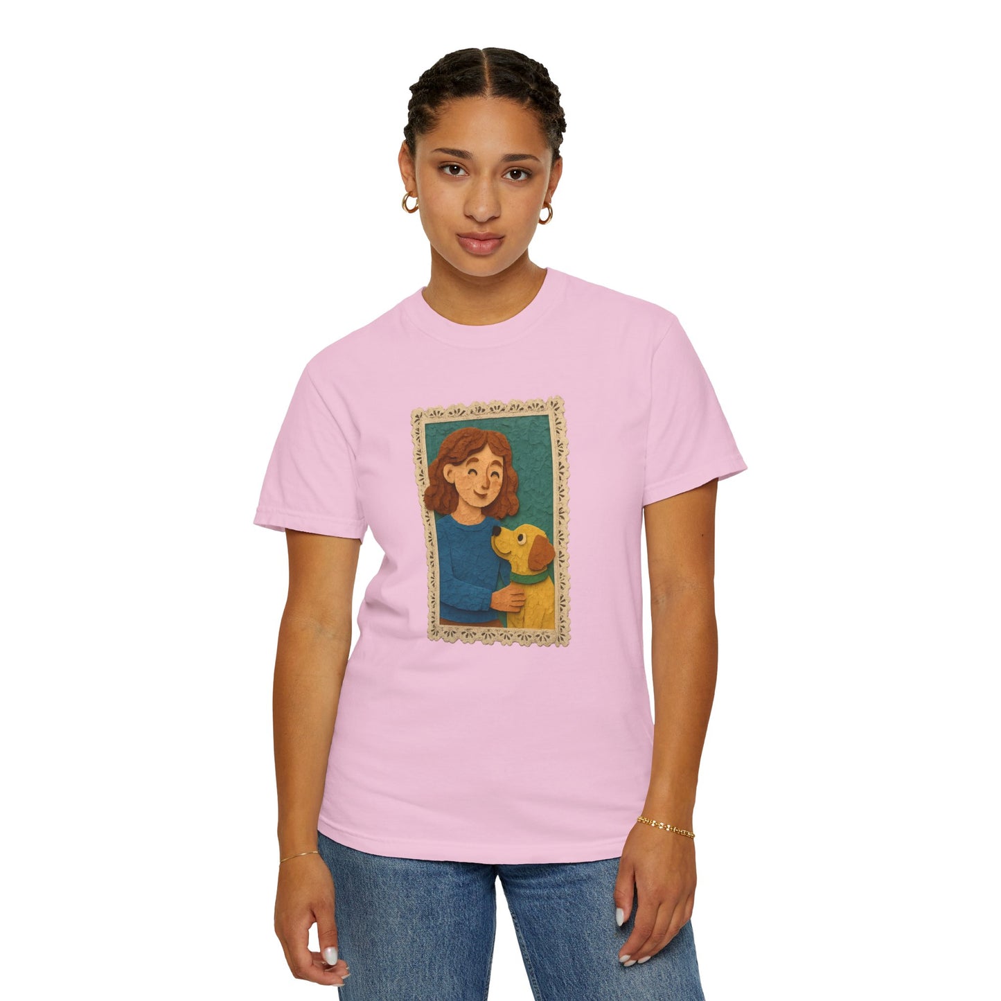 Dog Mom T-shirt - Unisex Garment-Dyed Tee for Pet Lovers