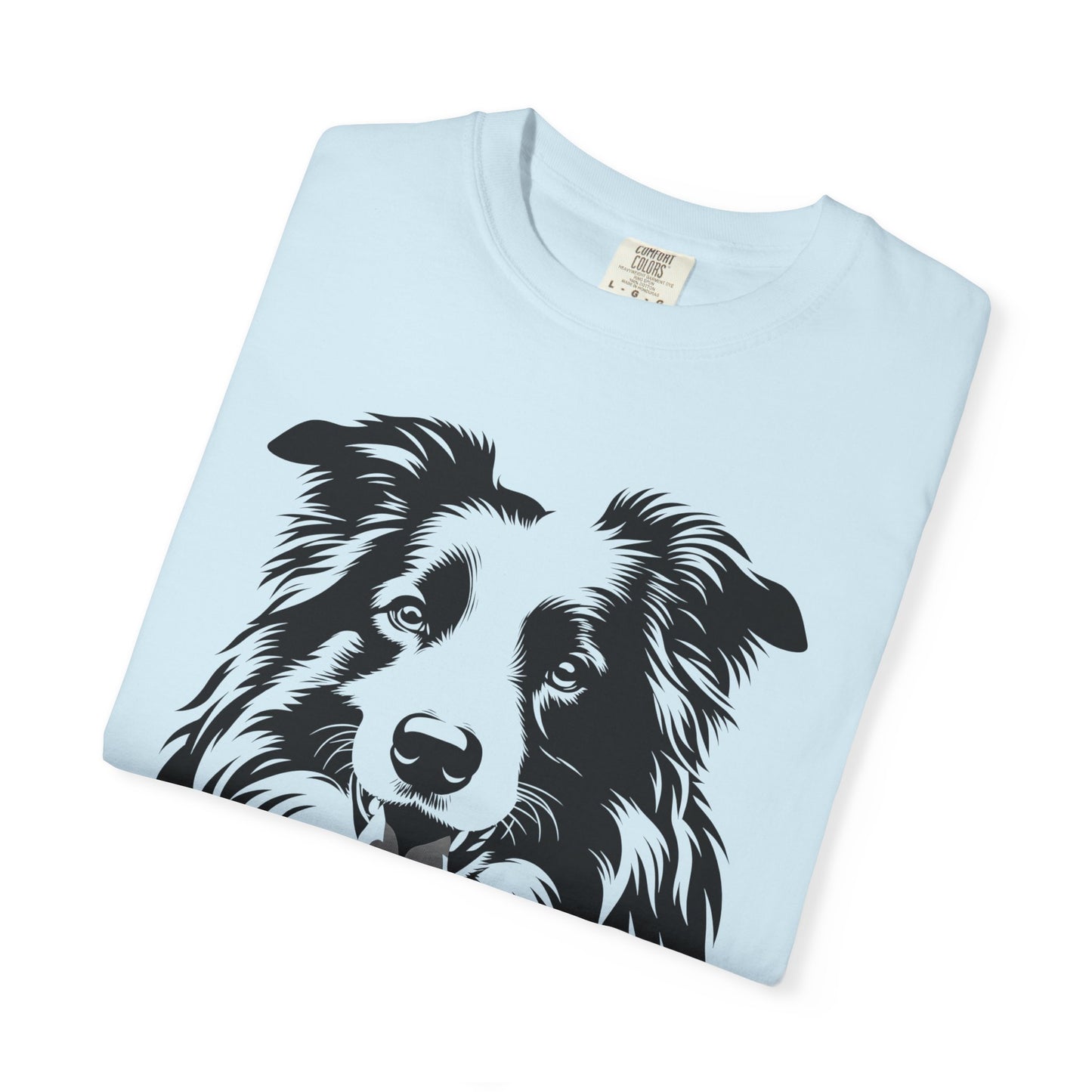 🖤 The Classic Collie – B/W Art Border Collie Tee - Perfect Gift for Dog Lovers
