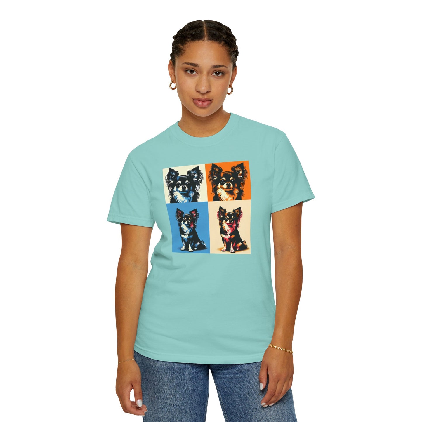 Chihuahua Pop Art Unisex T-shirt - Colorful Graphic Tee for Dog Lovers
