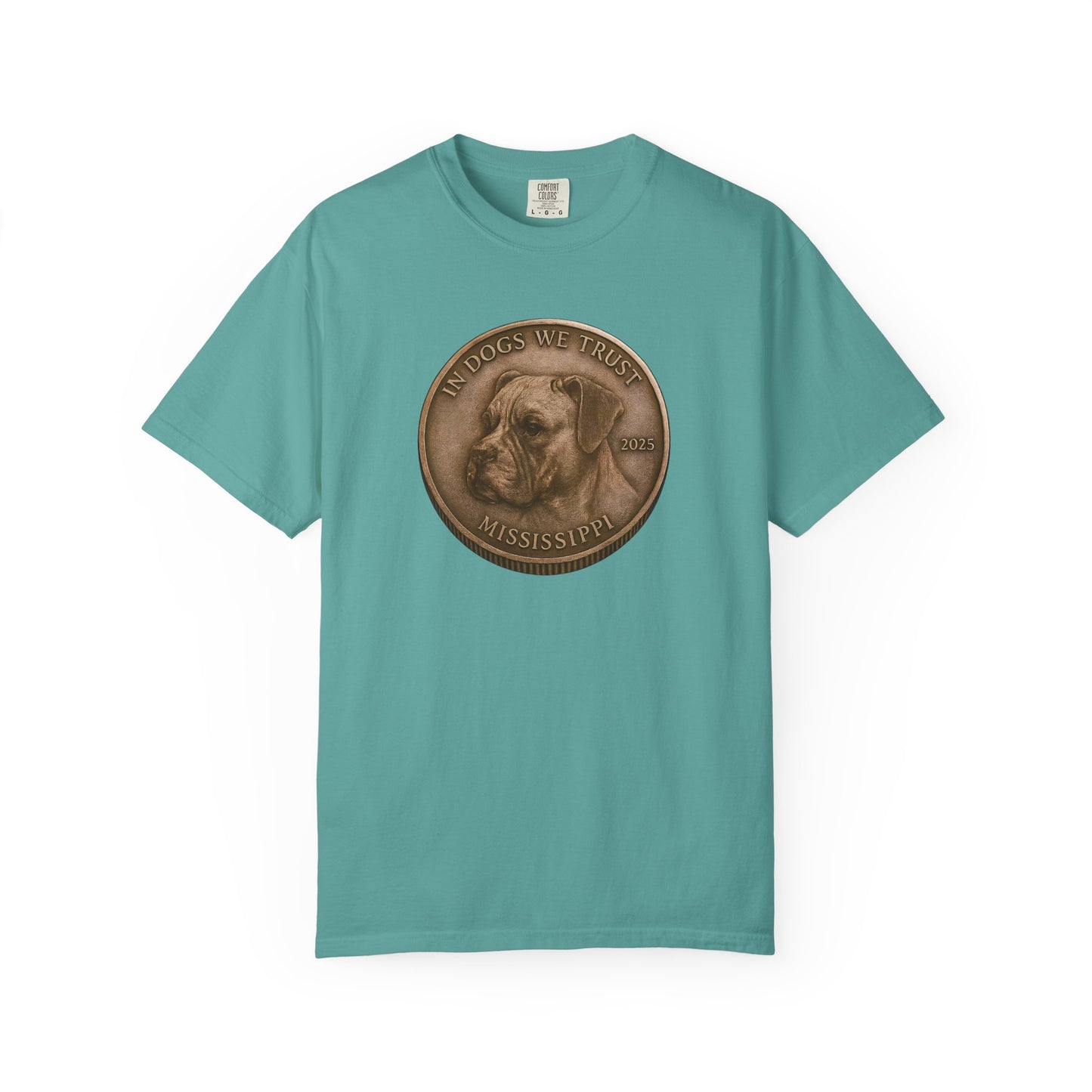 Mississippi DC State Coin T-Shirt Collection - Proud Dog Breed Illustrations