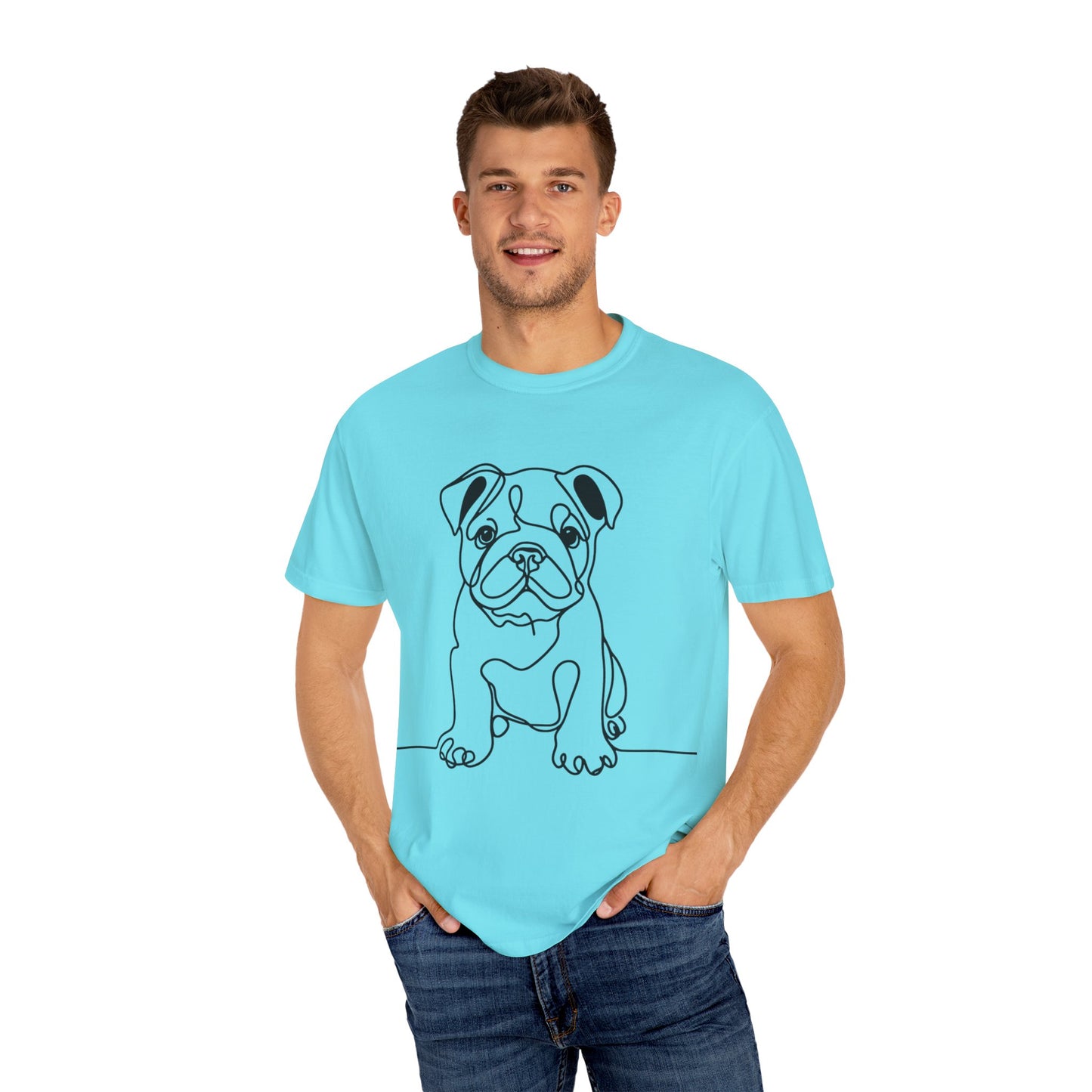 Adorable Bulldog Graphic Unisex T-Shirt