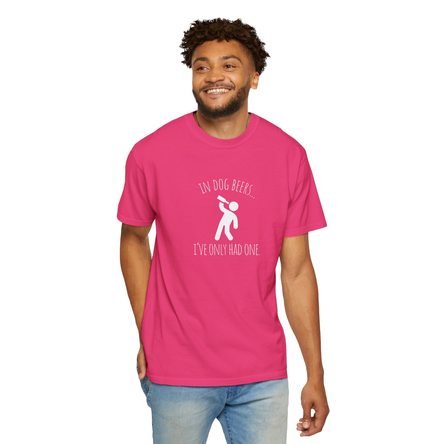 Funny Dog Lovers T-Shirt - "In Dog Beers... I've Only Had One"