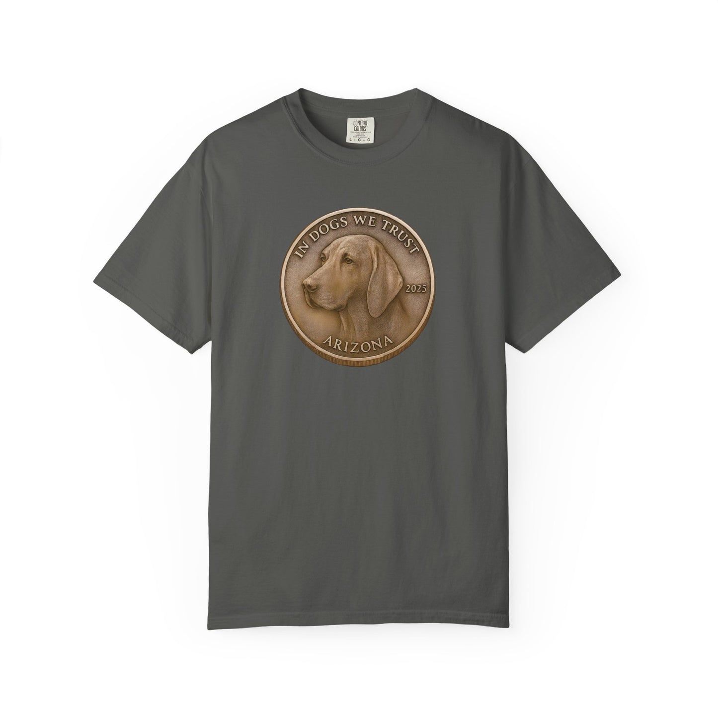 Arizona State Coin T-Shirt Collection - Proud Dog Breed Illustrations