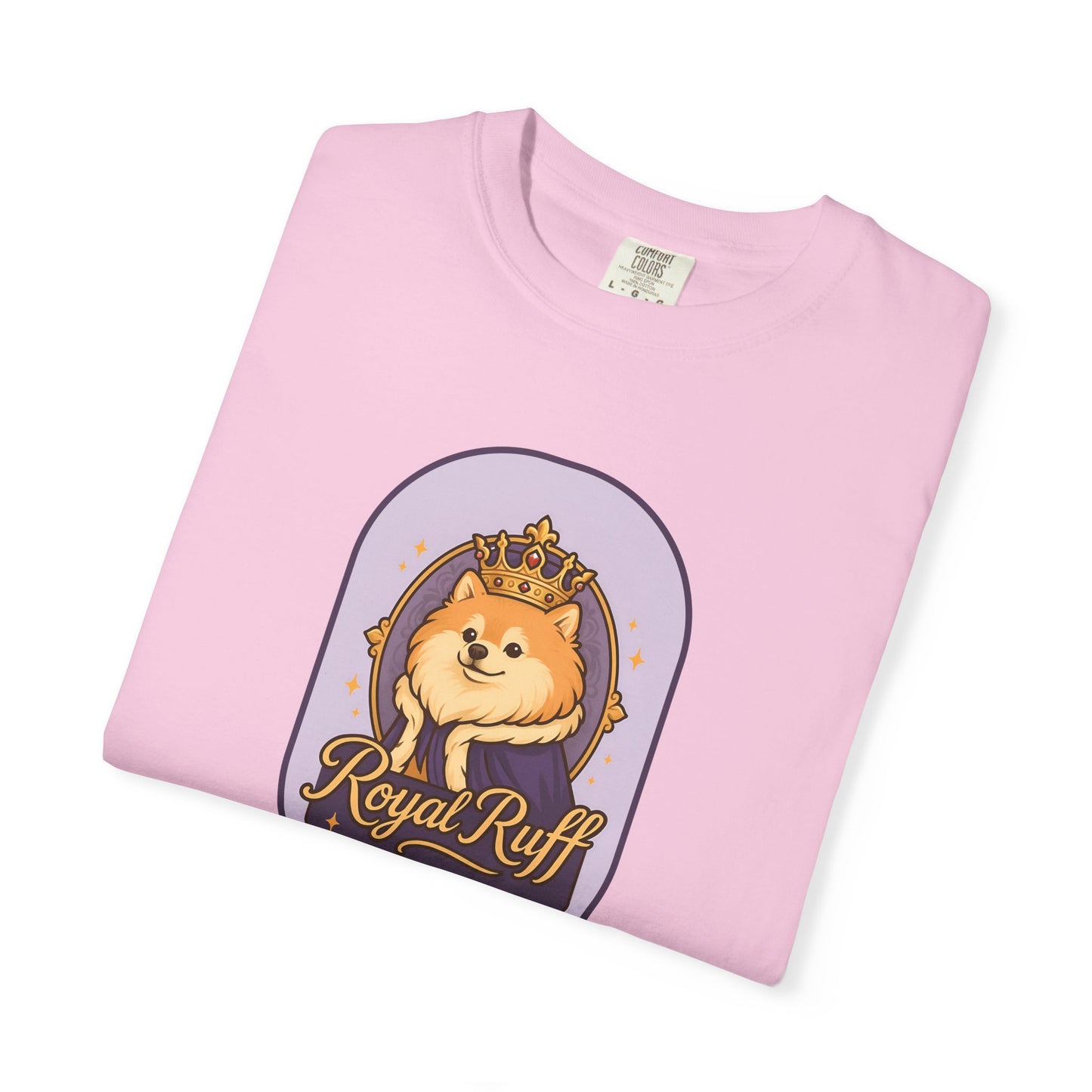 Dog Lover's Royal Ruff T-Shirt - Unisex Funny Pet Tee, Gift for Dog Parents, Cute Animal Shirt, Pet Memorial, Birthday Gift