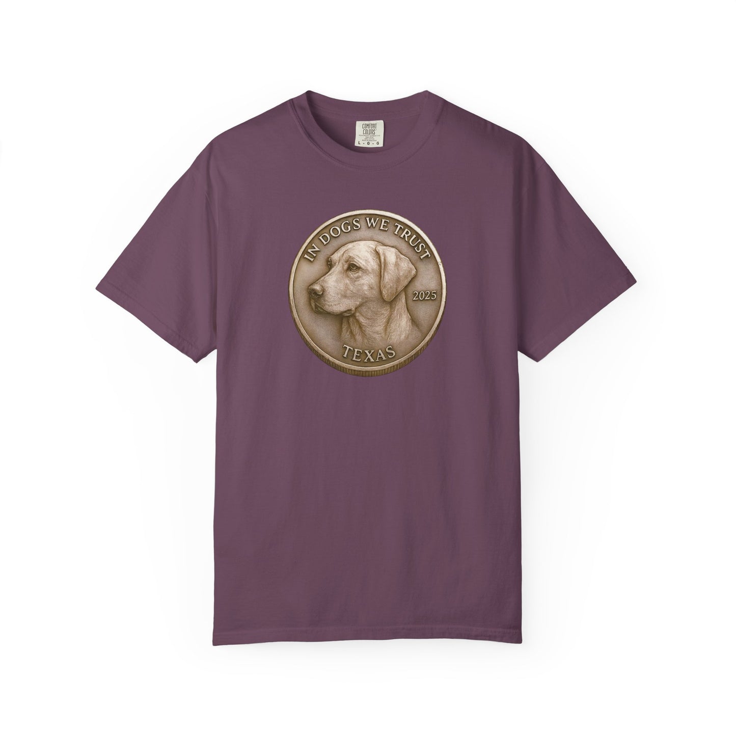 Texas State Coin T-Shirt Collection - Proud Dog Breed Illustrations