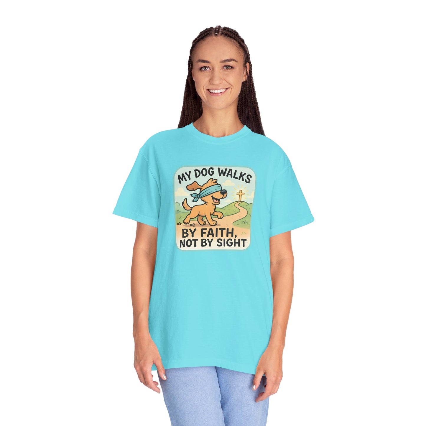 Faith-Inspired Dog Lover T-Shirt, Pet Owner Gifts, Cute Dog Apparel, Faith and Pets Merchandise, Casual Summer Wear