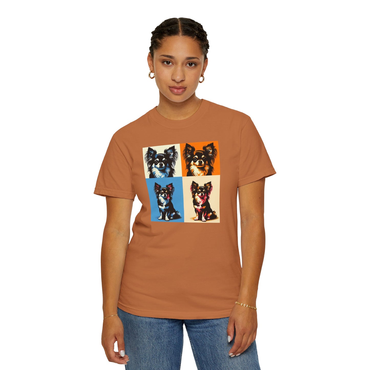 Chihuahua Pop Art Unisex T-shirt - Colorful Graphic Tee for Dog Lovers