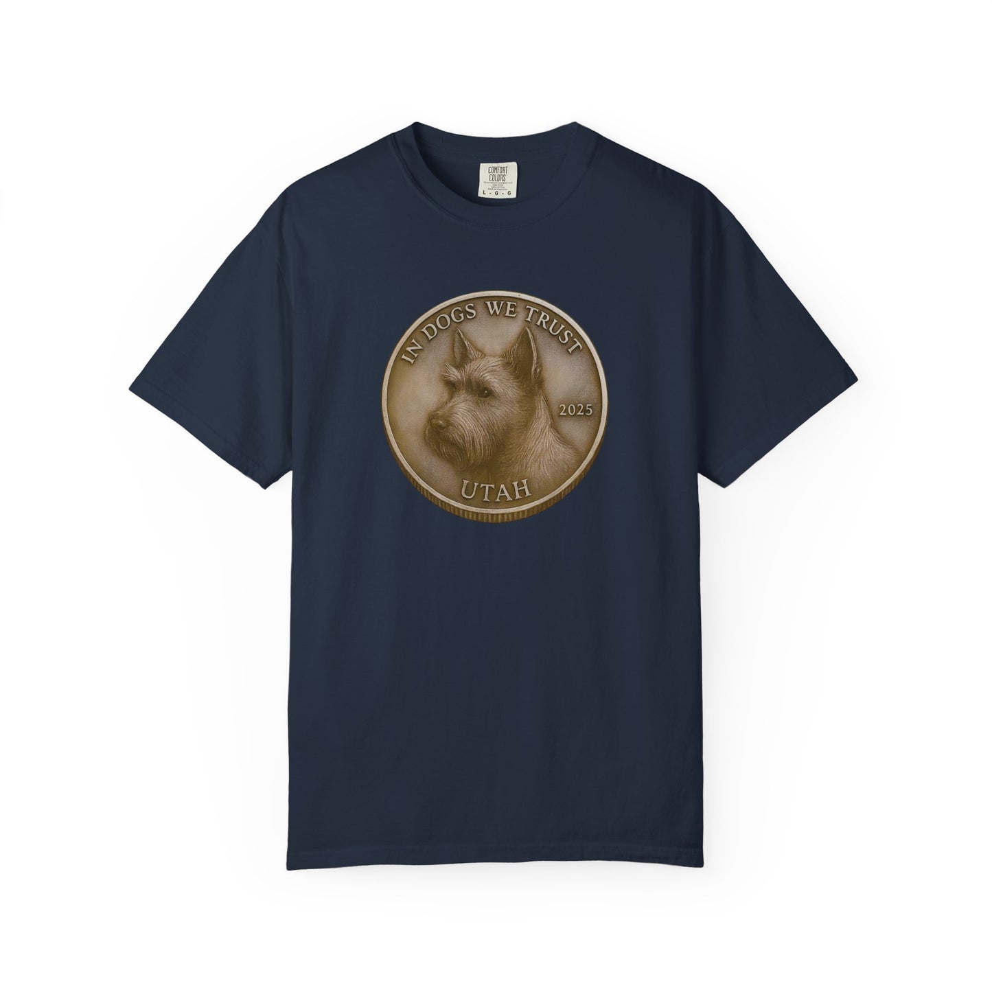 Utah State Coin T-Shirt Collection - Proud Dog Breed Illustrations