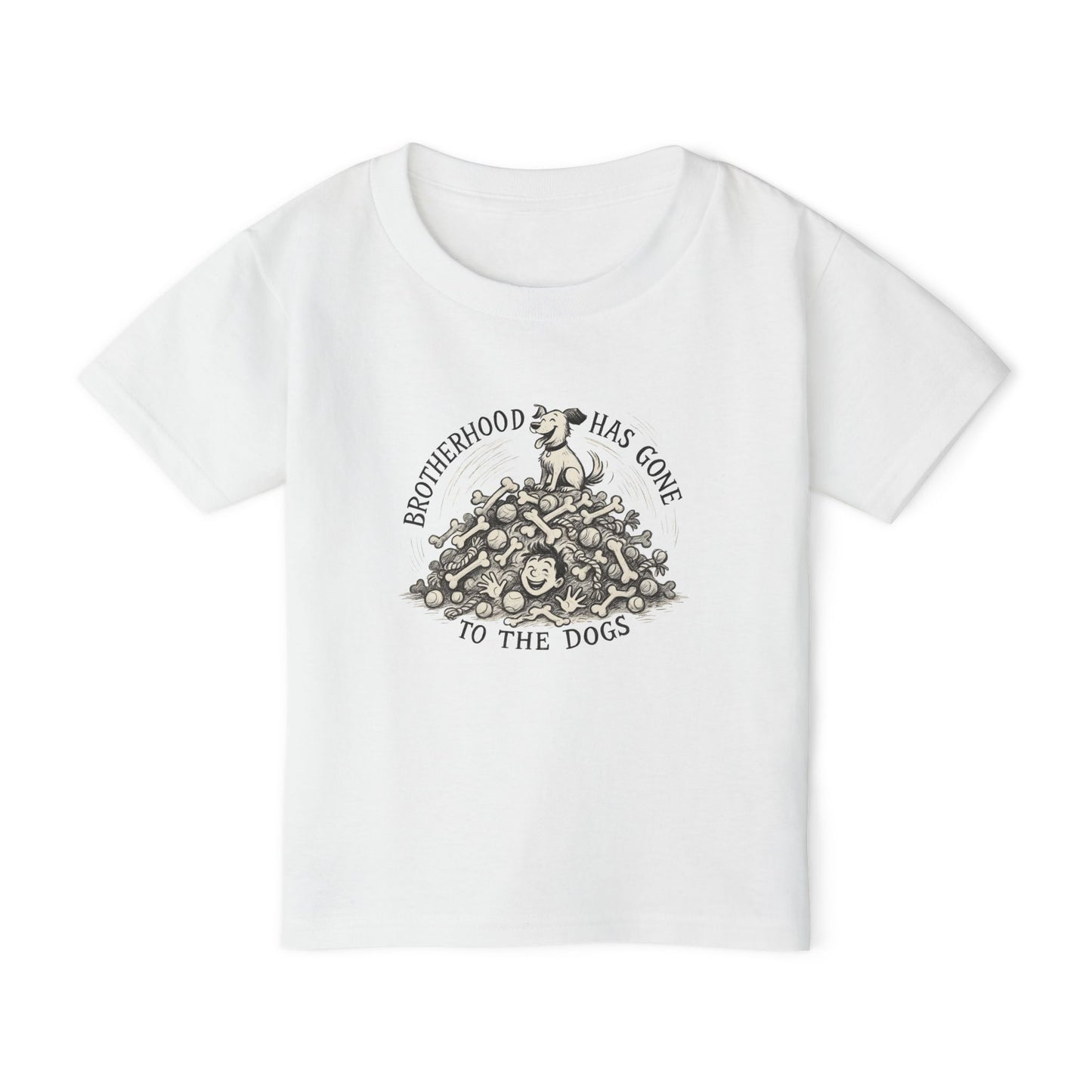 Dog Lovers Toddler T-shirt, Cute Animal Tee, Gifts for Kids, Funny Pet Shirt, Playful Birthday Present, Toddler Apparel