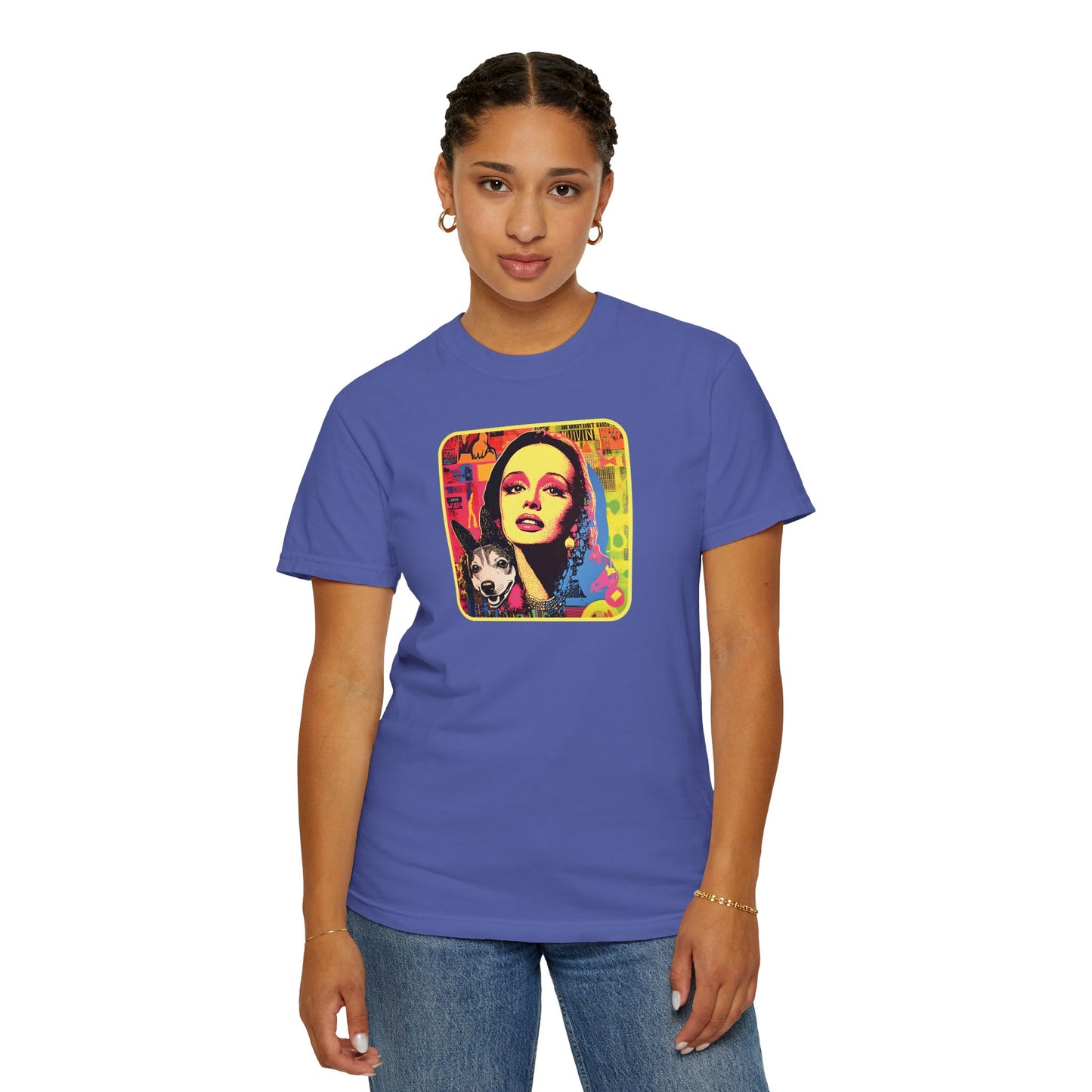Pop Art Mom and Dog T-Shirt
