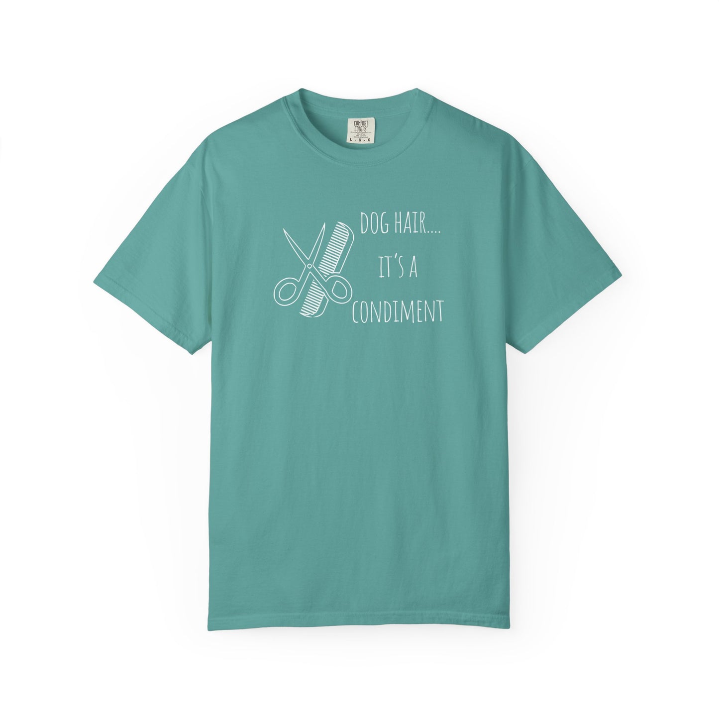 Dog Lover Unisex T-shirt - 'Dog Hair... It's a Condiment'