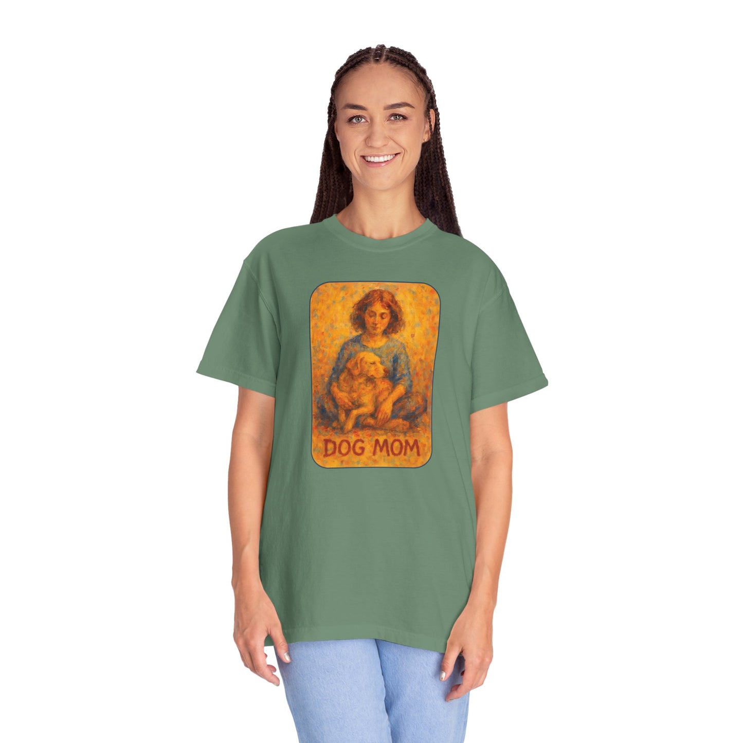 Dog Mom Vintage Style Unisex T-Shirt, Cute Dog Lover Gift, Pet Parent Tee, Casual Wear, Great for Birthdays, Dog Appreciation Day