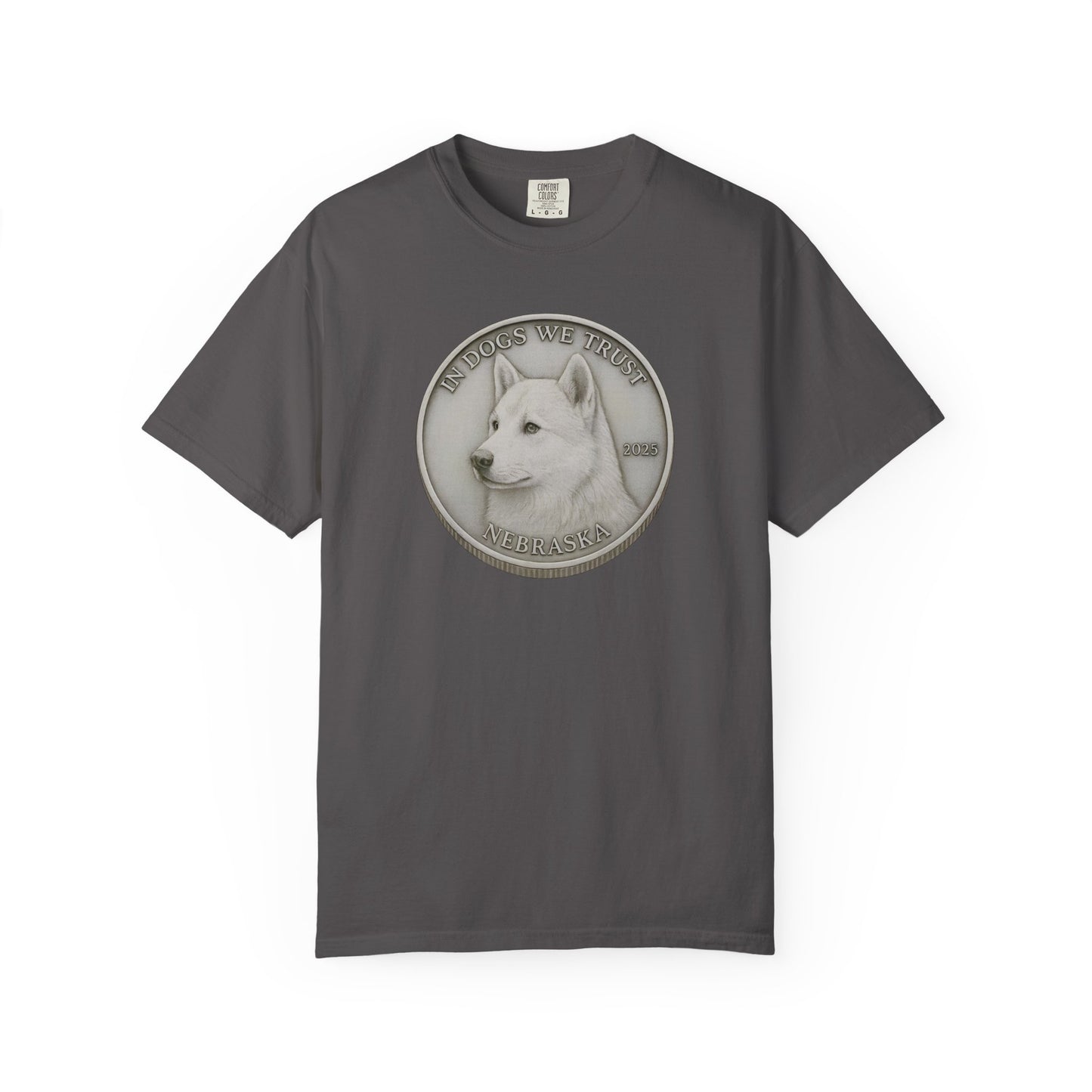 Nebraska State Coin T-Shirt Collection - Proud Dog Breed Illustrations