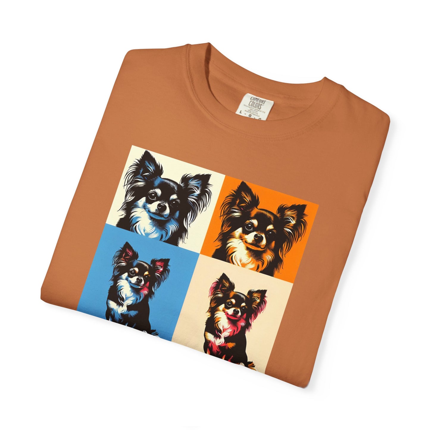 Chihuahua Pop Art Unisex T-shirt - Colorful Graphic Tee for Dog Lovers