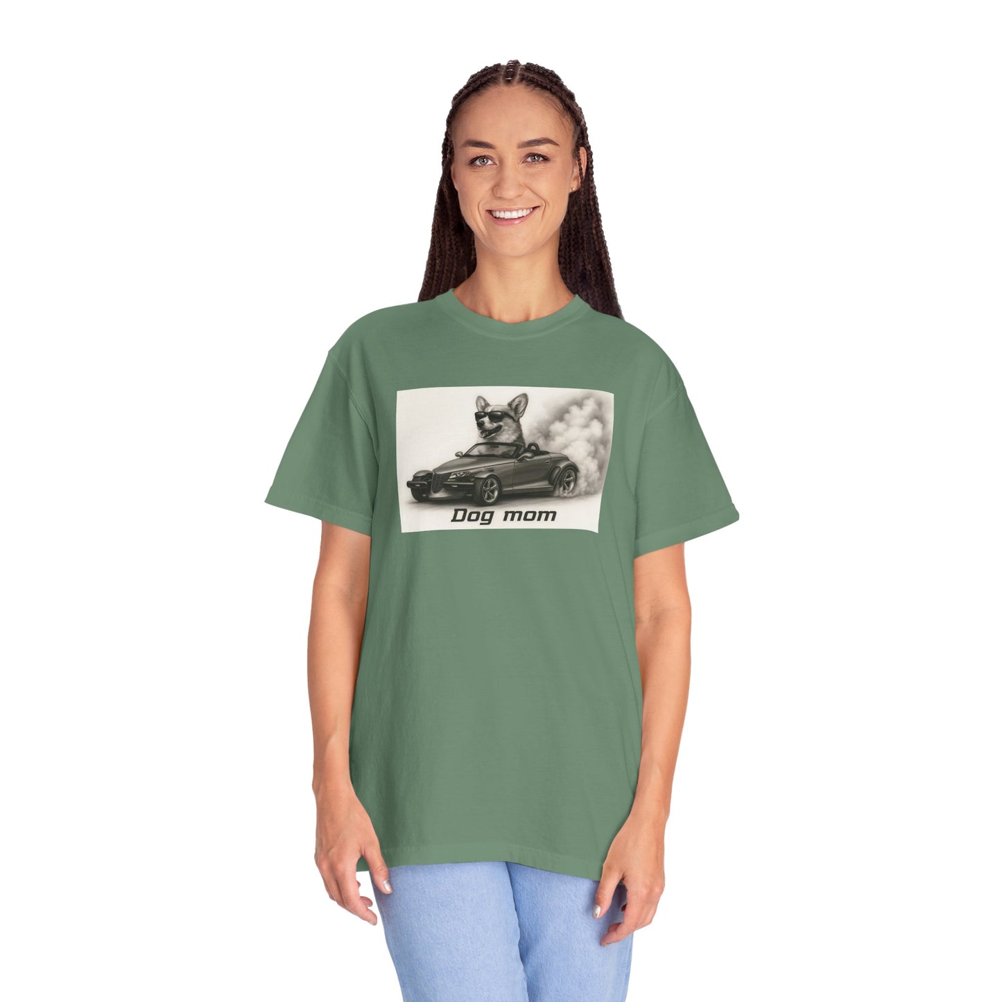 Dog Mom - Corgi - “Cool Dogs in Cool Cars” T-Shirt Collection! 🐶🚗