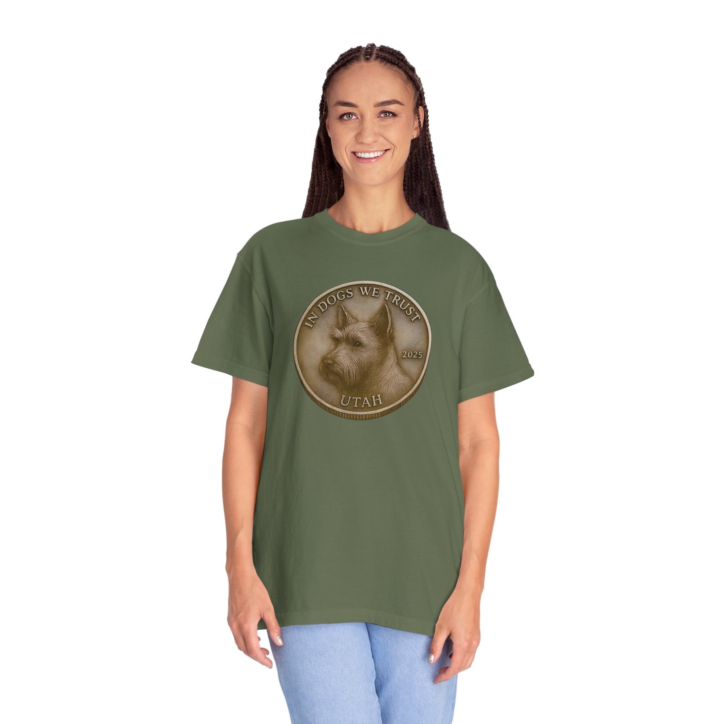 Utah State Coin T-Shirt Collection - Proud Dog Breed Illustrations