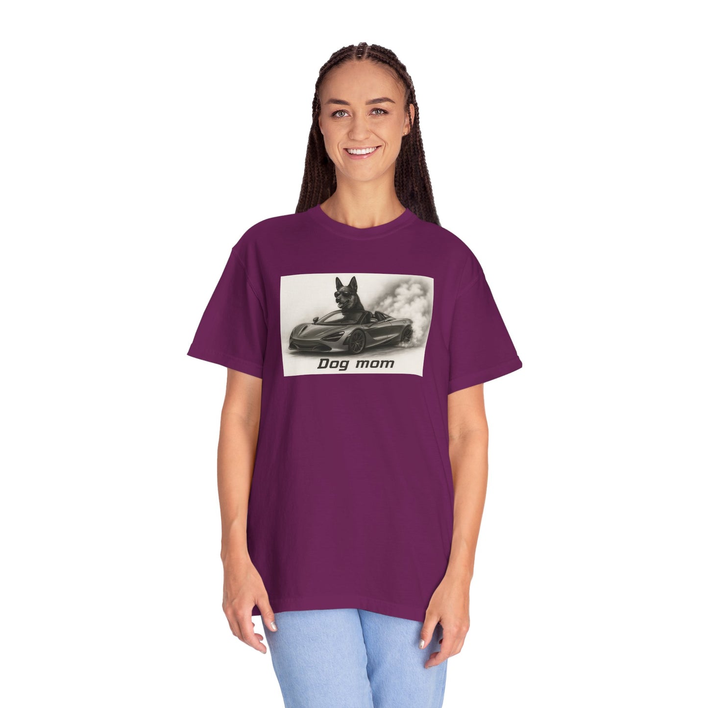 Dog Mom - Blue Heeler - “Cool Dogs in Cool Cars” T-Shirt Collection! 🐶🚗