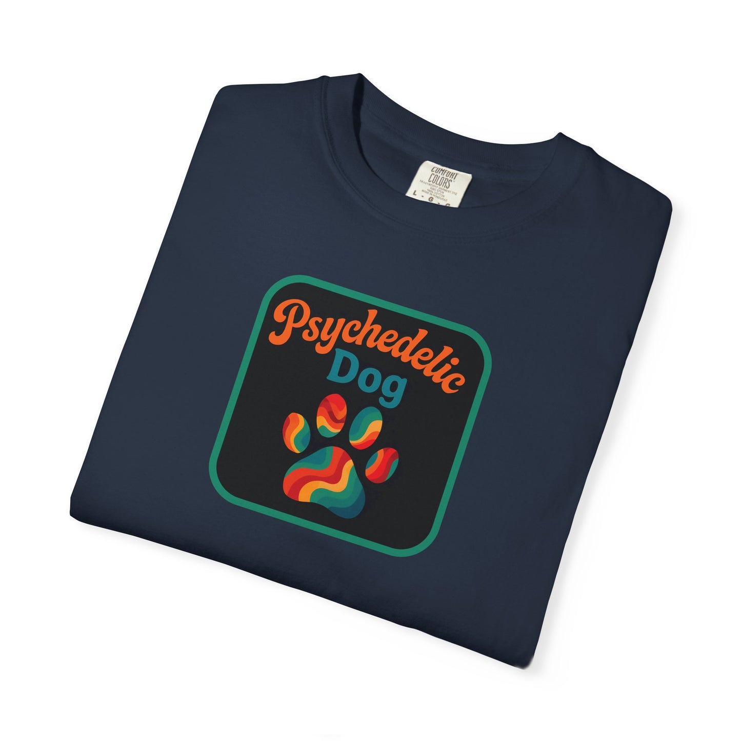 Psychedelic Dog T-shirt