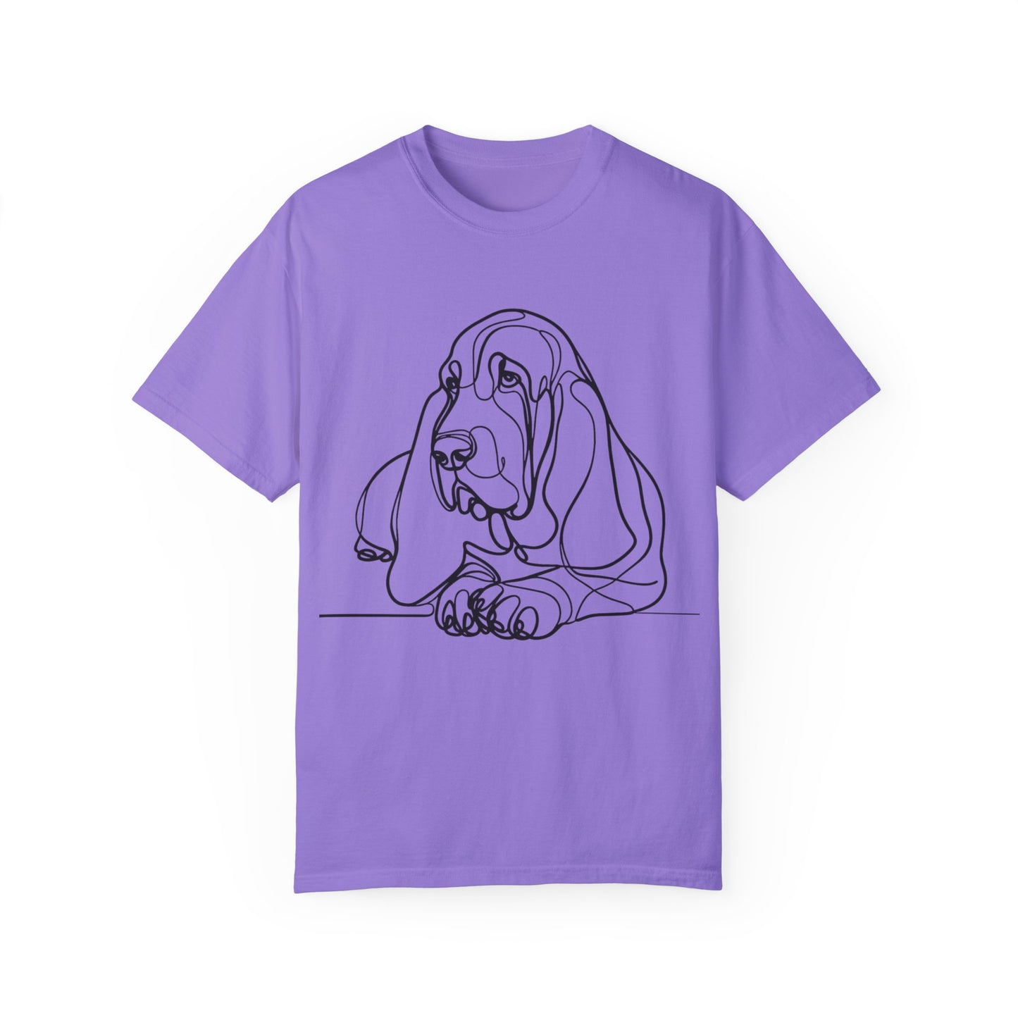 π Low & Loyal β Basset Hound Line Art Tee