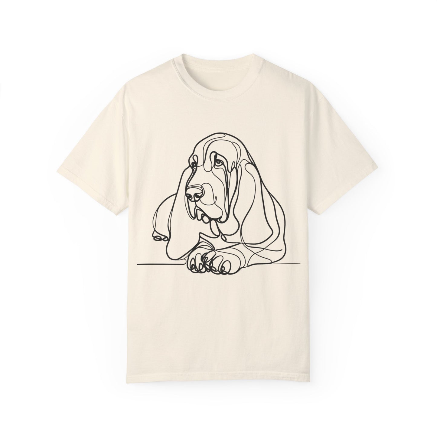 π Low & Loyal β Basset Hound Line Art Tee