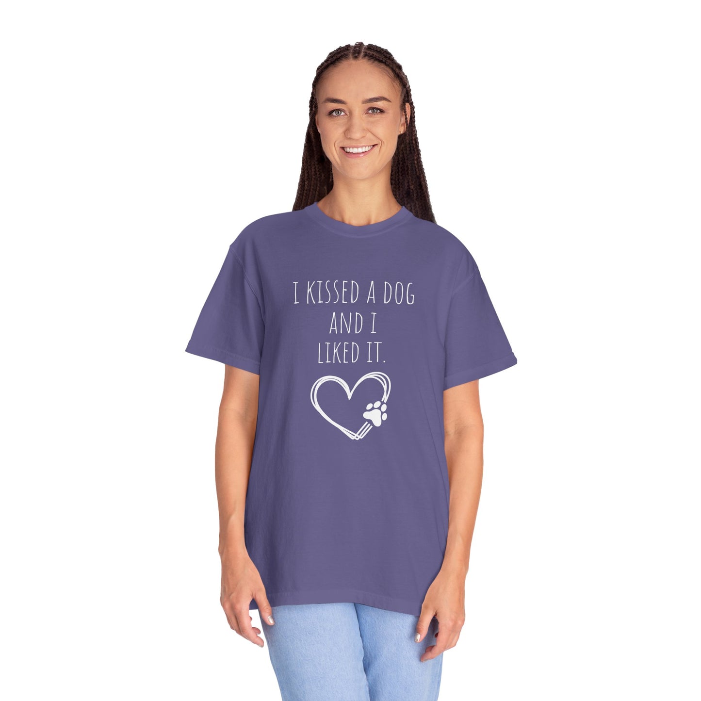 I Kissed a Dog Unisex T-Shirt - Cute Dog Lover Gift