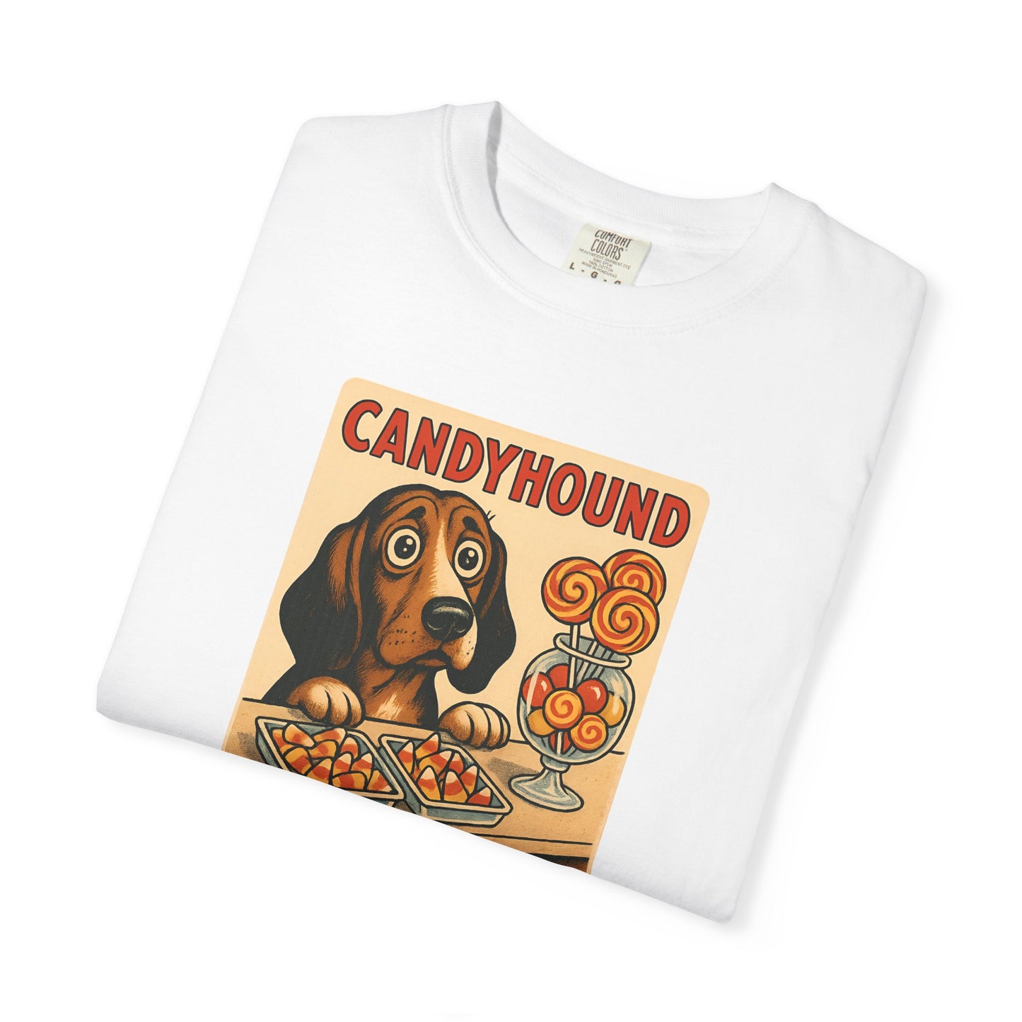 Candyhound Dog Lover Unisex T-Shirt, Cute Pet Apparel, Gift for Dog Owners, Fun Vintage Style Tee, Animal Lover's Gift
