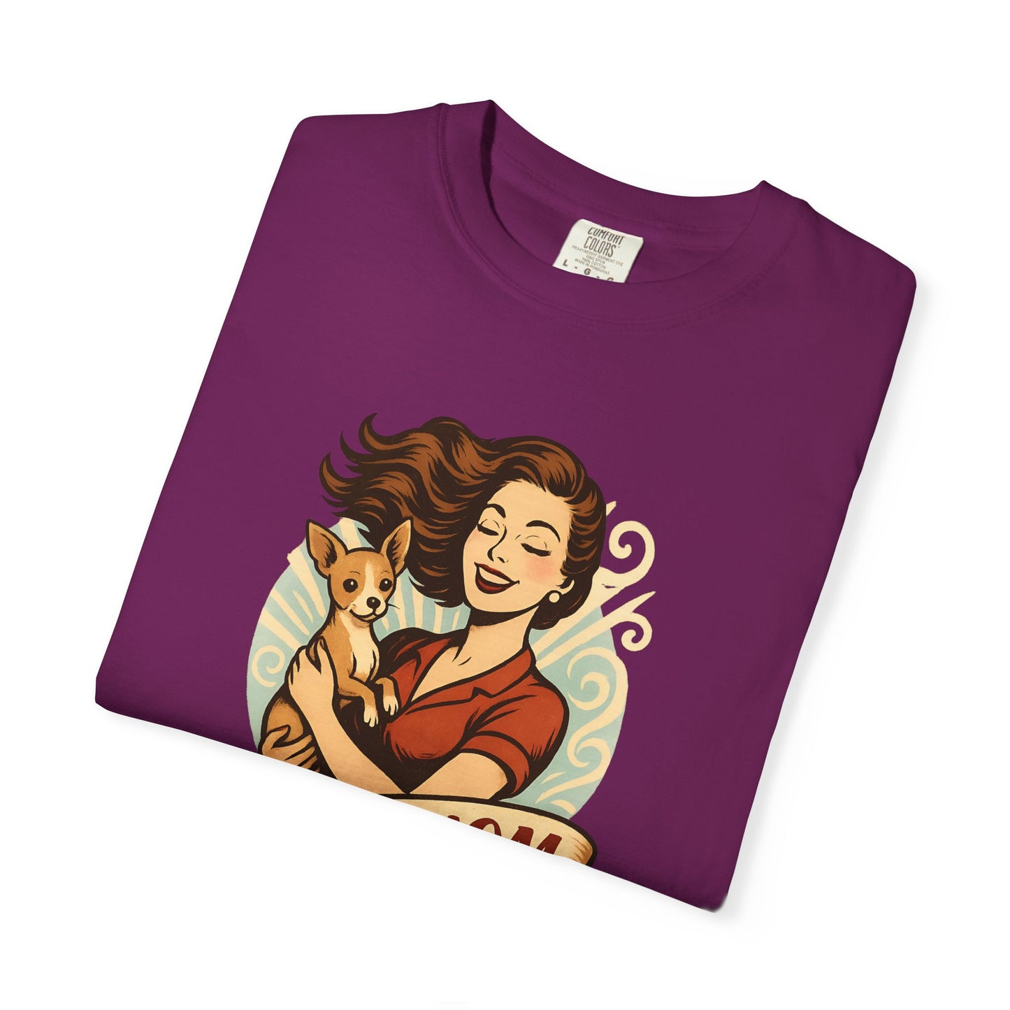 Dog Mom T-Shirt, Unisex Dog Lover Tee, Pet Owner Gift, Cute Dog Theme Apparel, Mother's Day Gift Idea, Casual Dog Mom Outfit