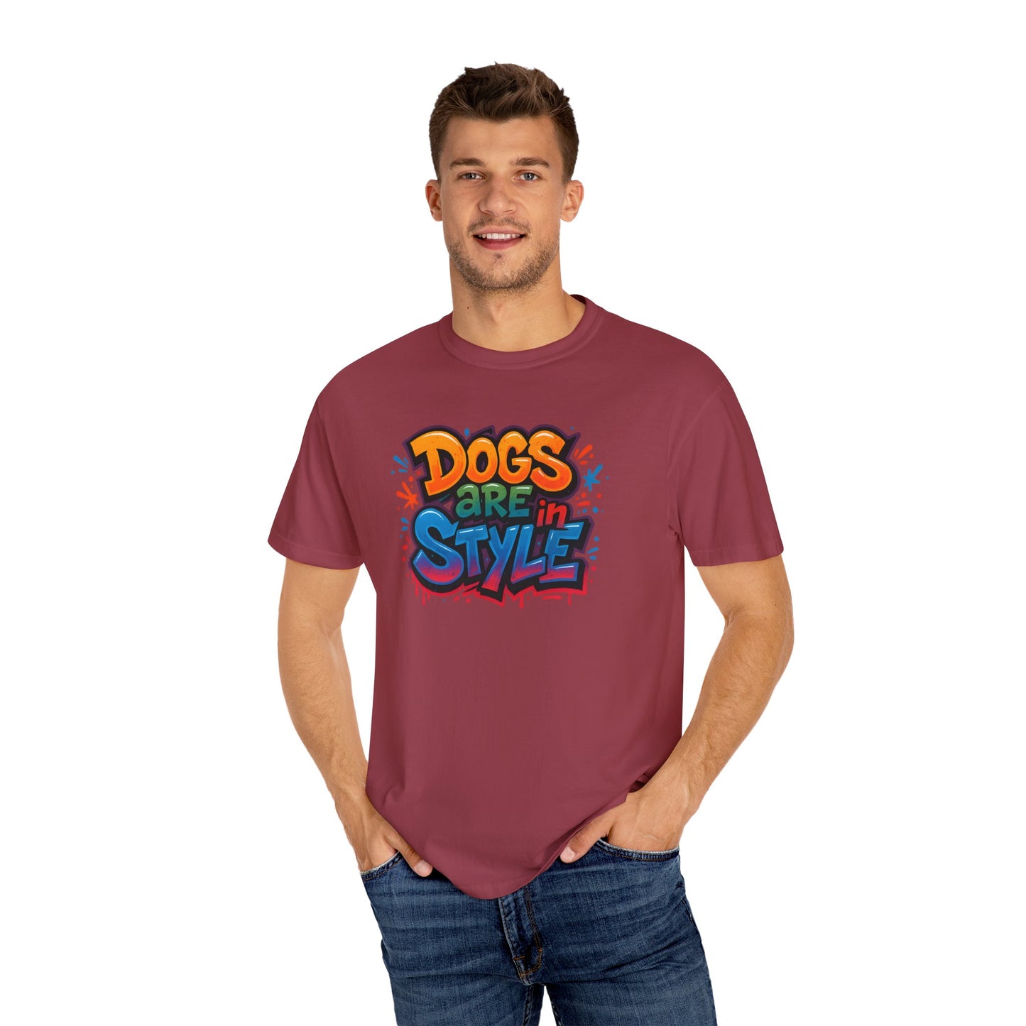 Stylish Dog Lovers T-Shirt - "Dogs are in STYLE"