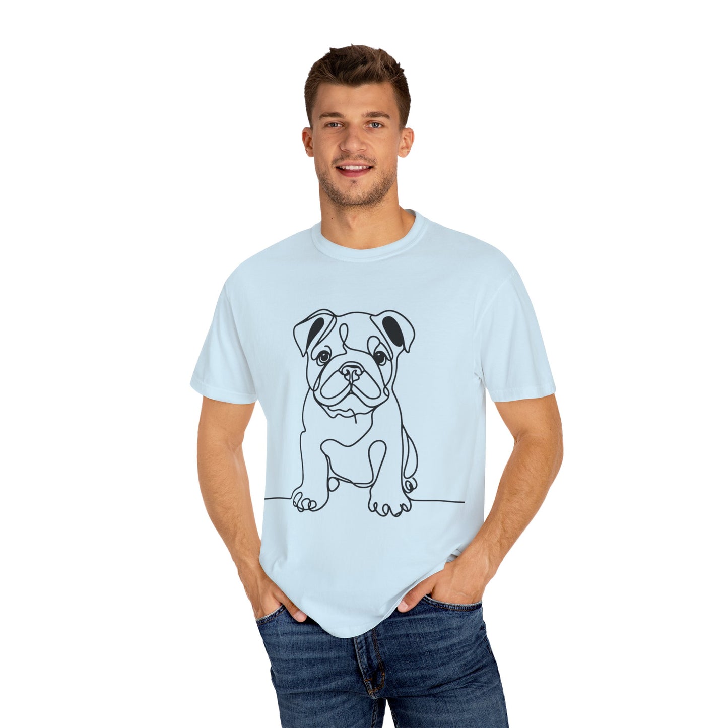 Adorable Bulldog Graphic Unisex T-Shirt